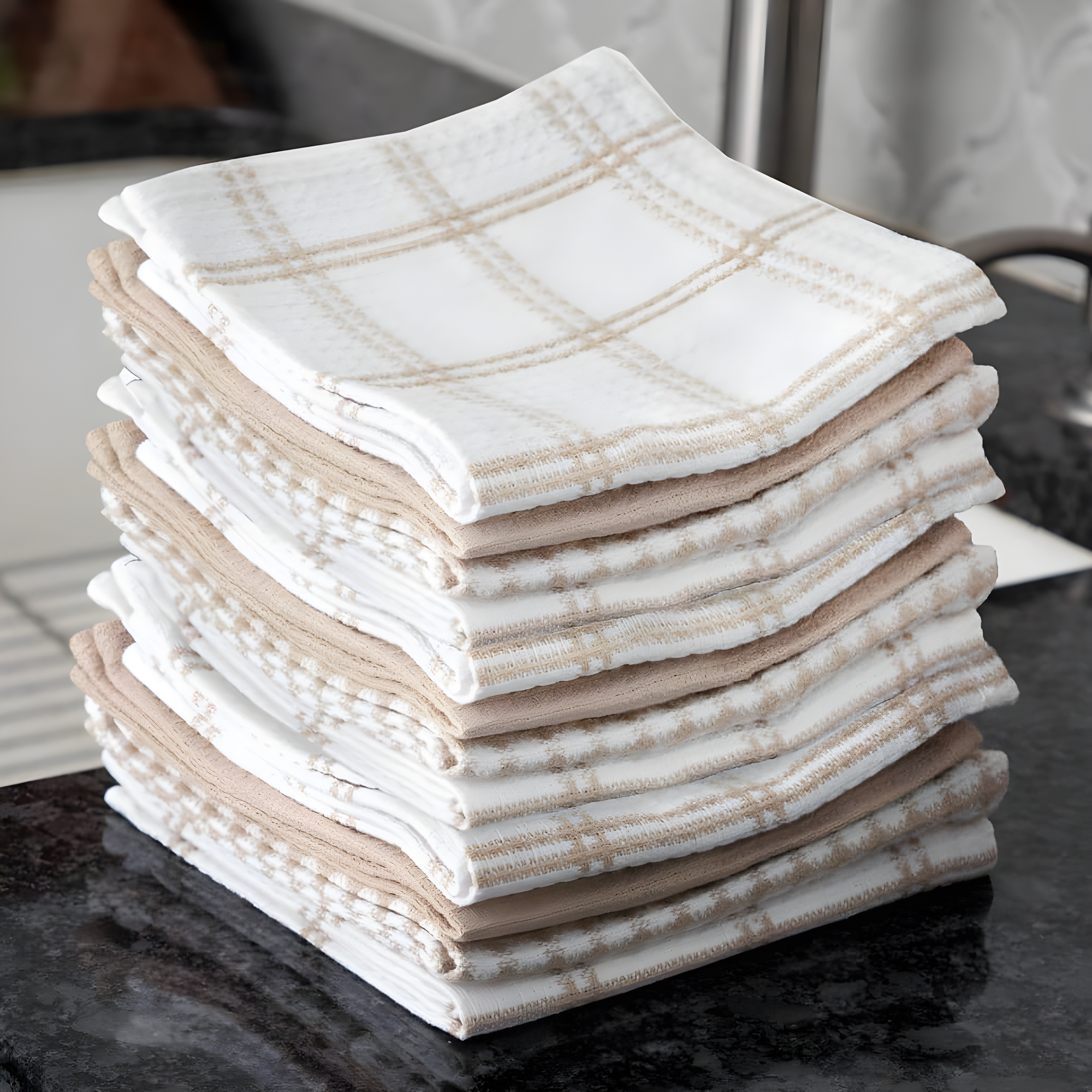 T-fal Flat Waffle Kitchen Dishcloth Set