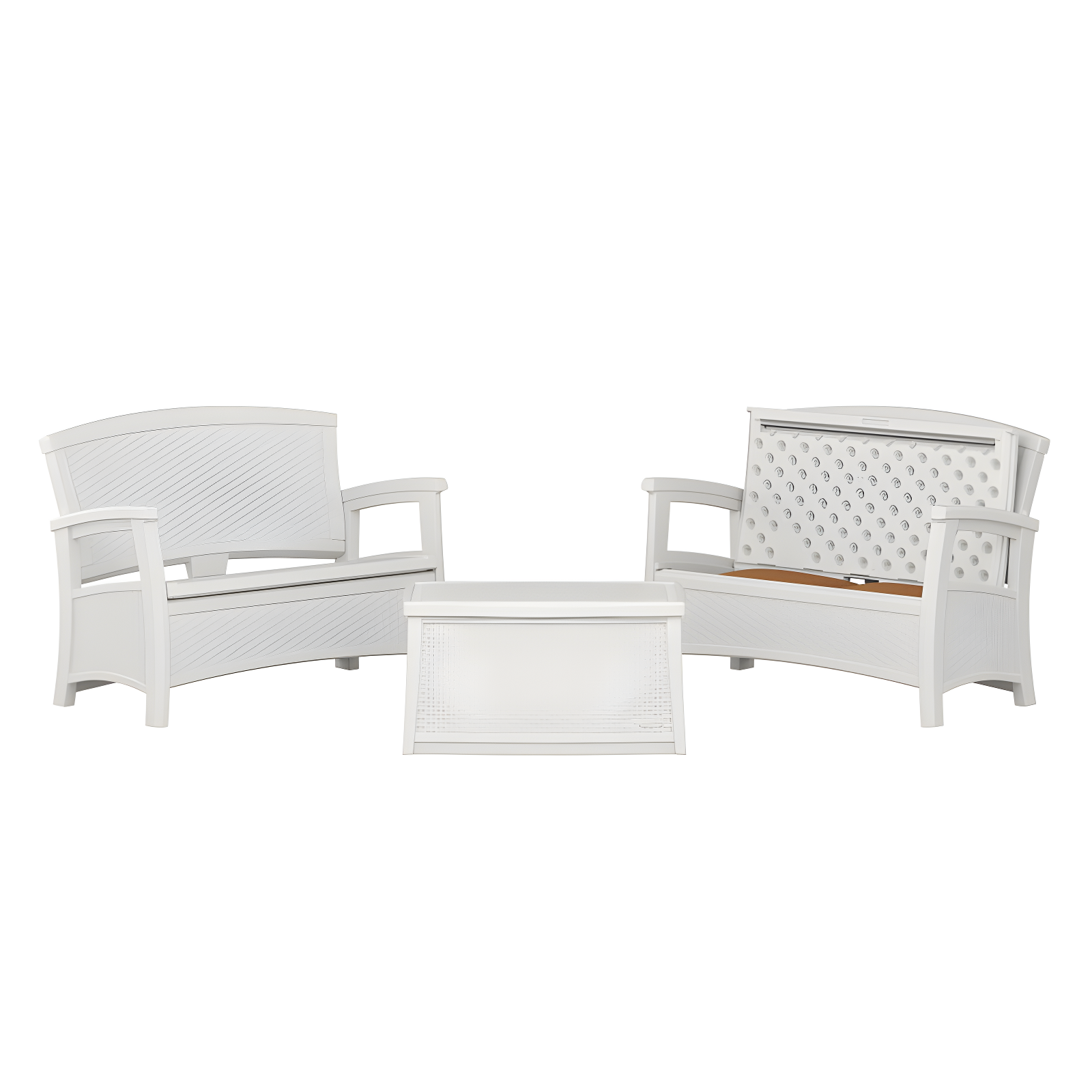Suncast Elements 47'' Resin Outdoor Loveseat