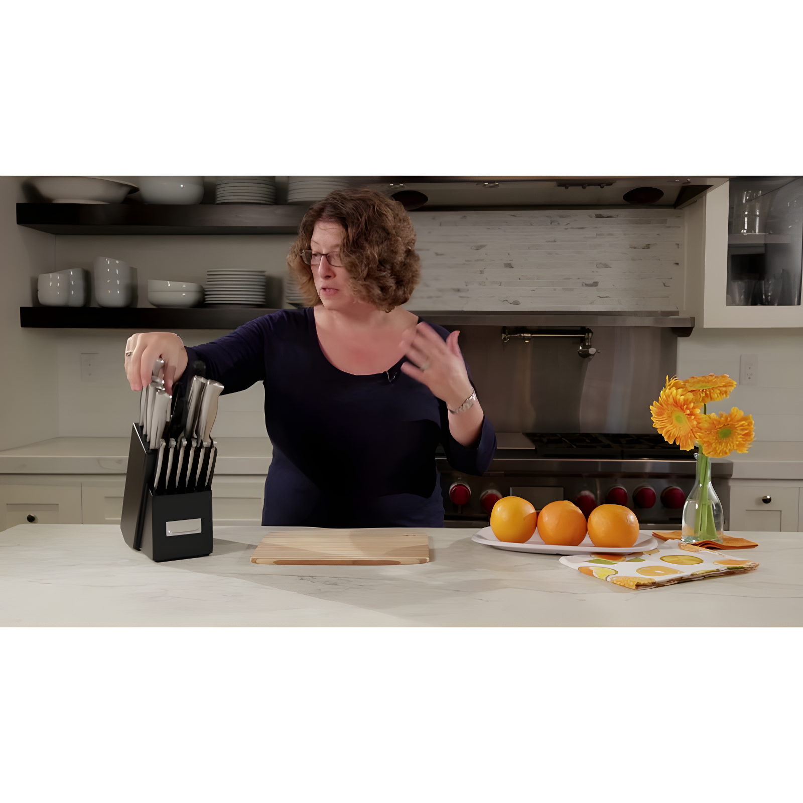 Cuisinart ® Stainless Steel Hollow Handle 15-Piece Knife Block Set