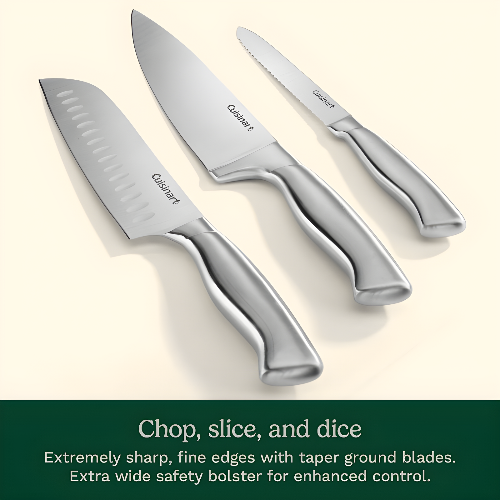 Cuisinart ® Stainless Steel Hollow Handle 15-Piece Knife Block Set