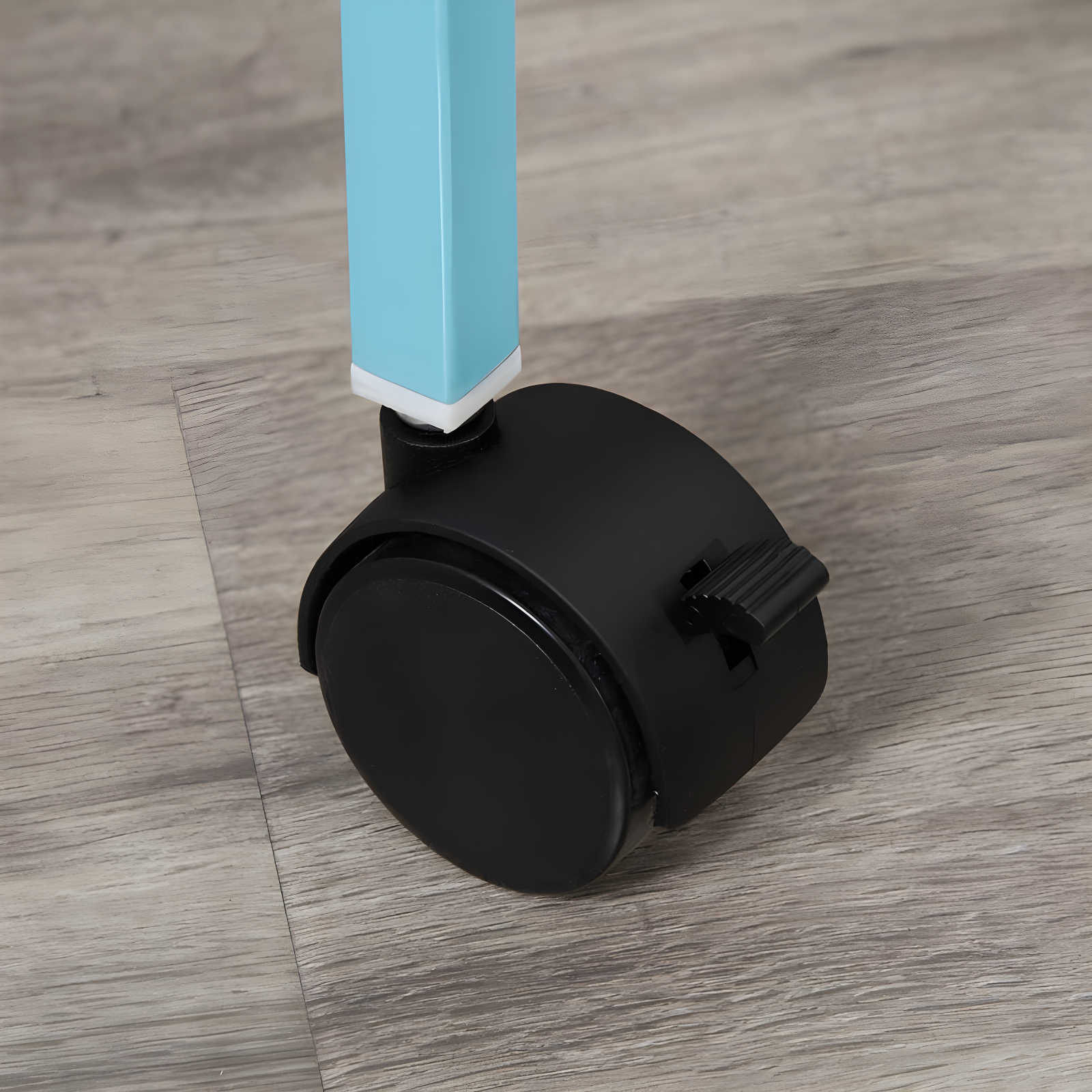 PawHut 55" 2 In 1 Bird Cage Aviary Parakeet House for finches, budgies with Wheels, Slide-out Trays, Wood Perch, Food Containers, Light Blue