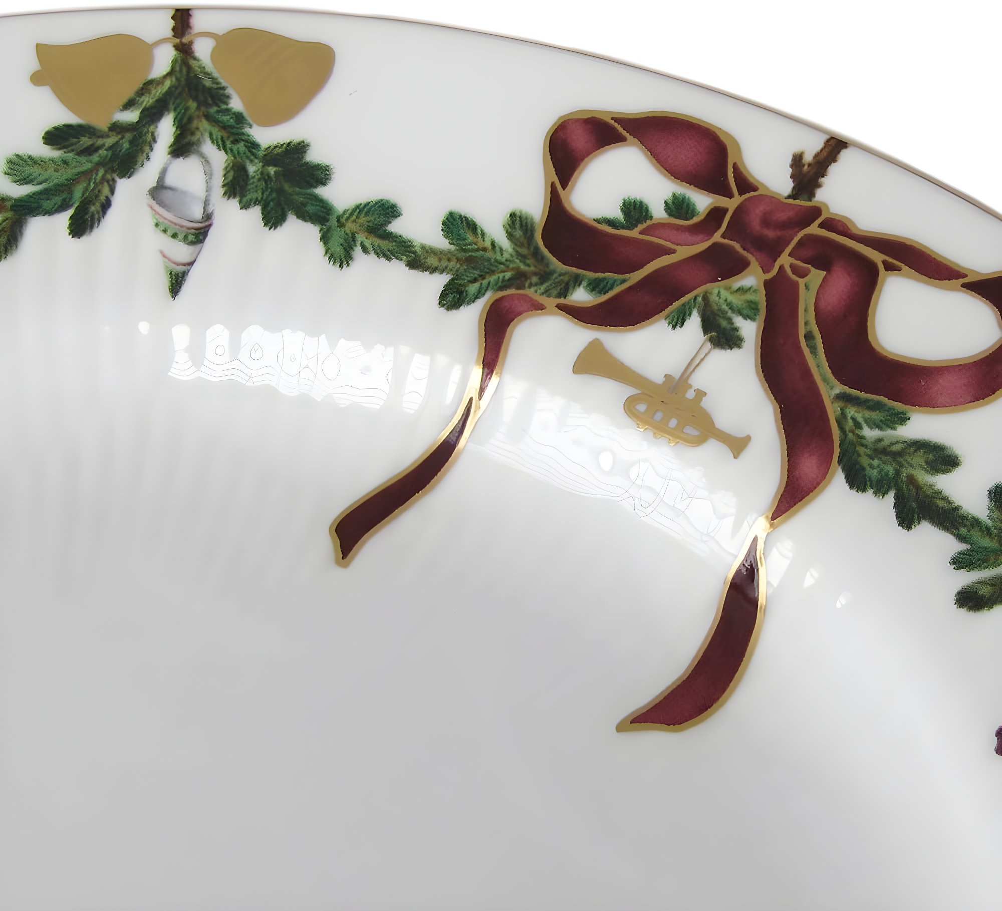 Royal Copenhagen Star Fluted/Xmas Plate Flat 22 cm Porcelain Multi-Coloured