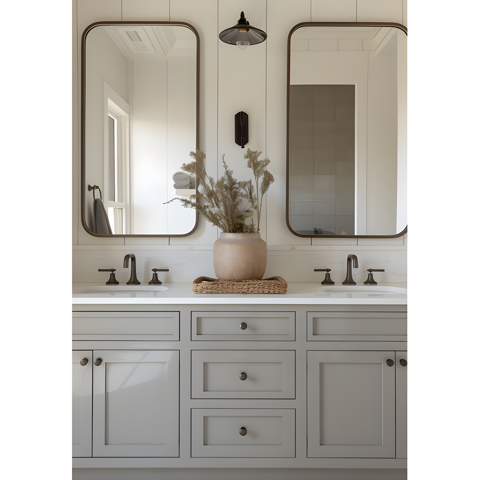 HESTIA HARDWARE Classic Collection  1 3/16" Diameter Round Knob Multipack (Set of 10)