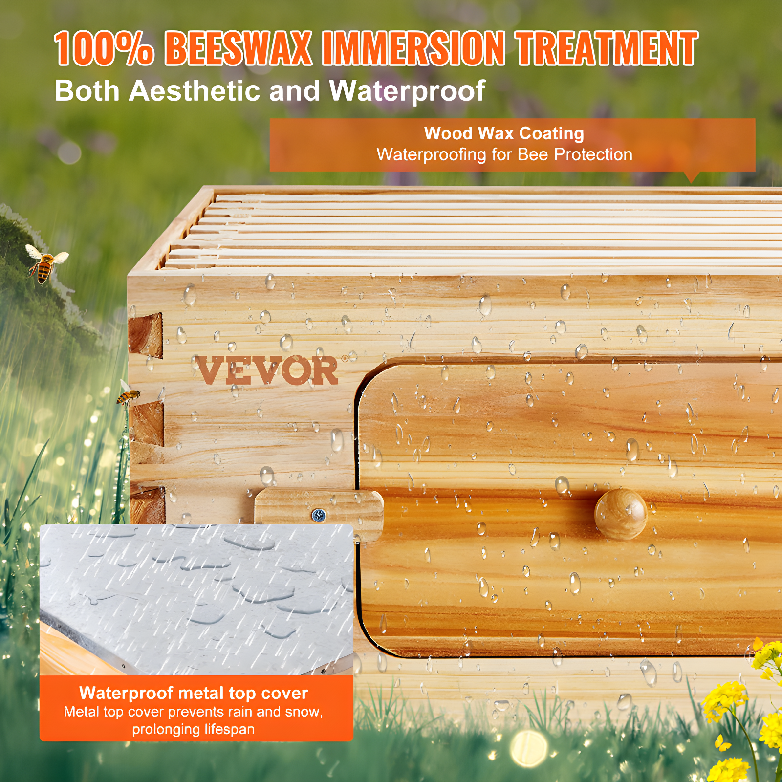 VEVOR VEVOR Bee Hive 30 Frame Bee Hives Starter Kit