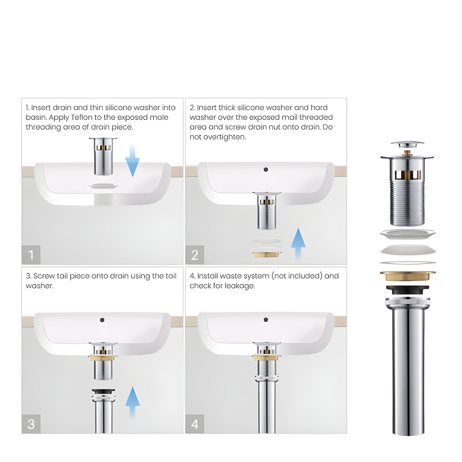Cube Single-Hole Single-handle Bathroom Faucet