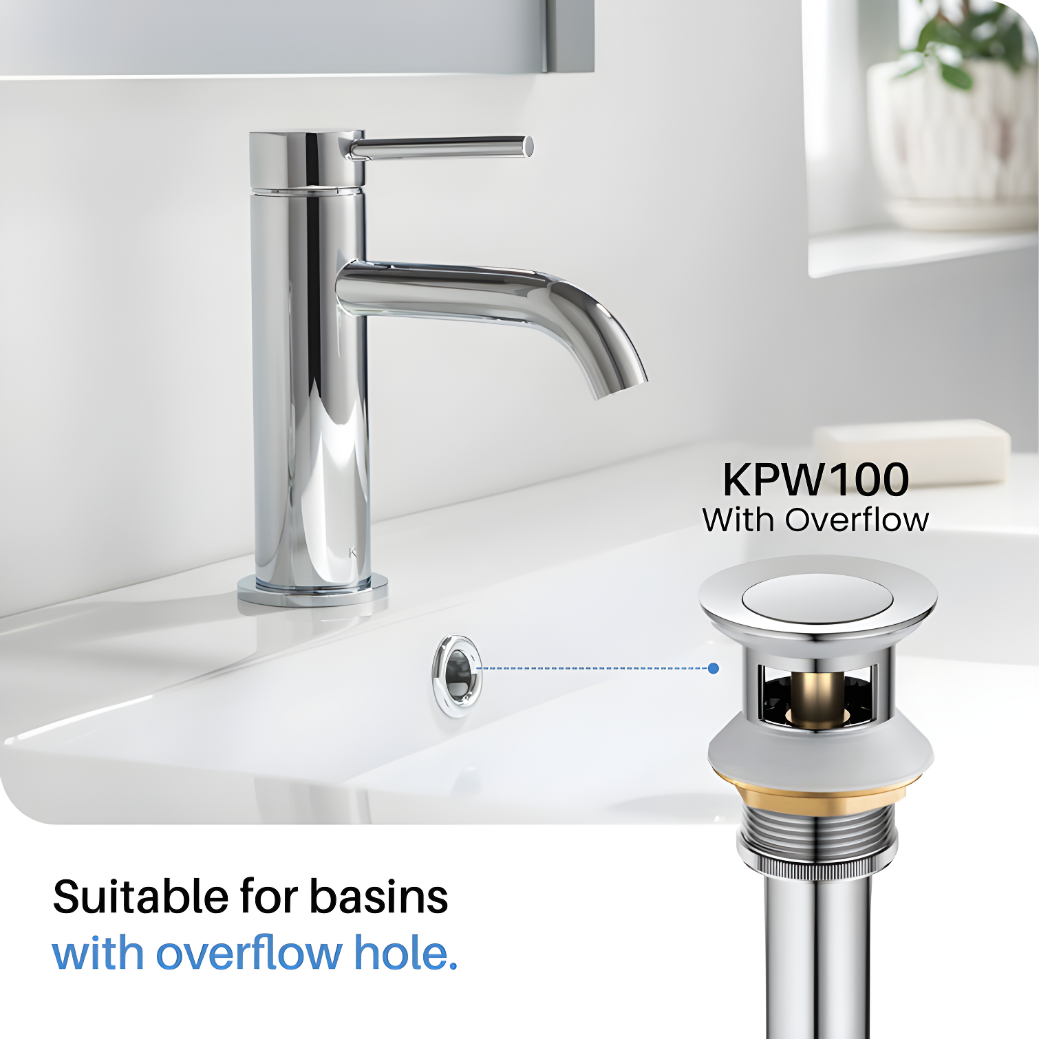 Cube Single-Hole Single-handle Bathroom Faucet