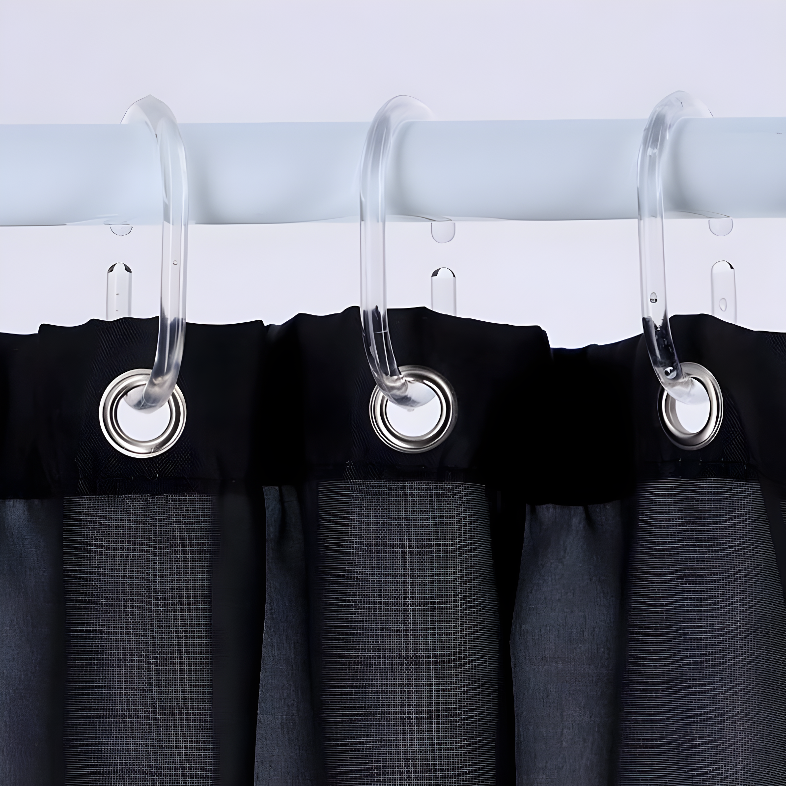Evideco Solid Plastic Shower Curtain Hooks Rings & Reviews | Wayfair