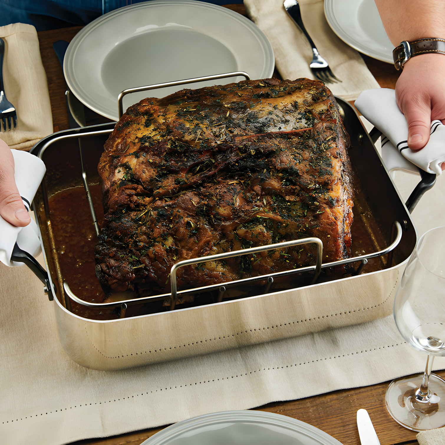 KitchenAid Stainless Steel Roasting Pan with Rack