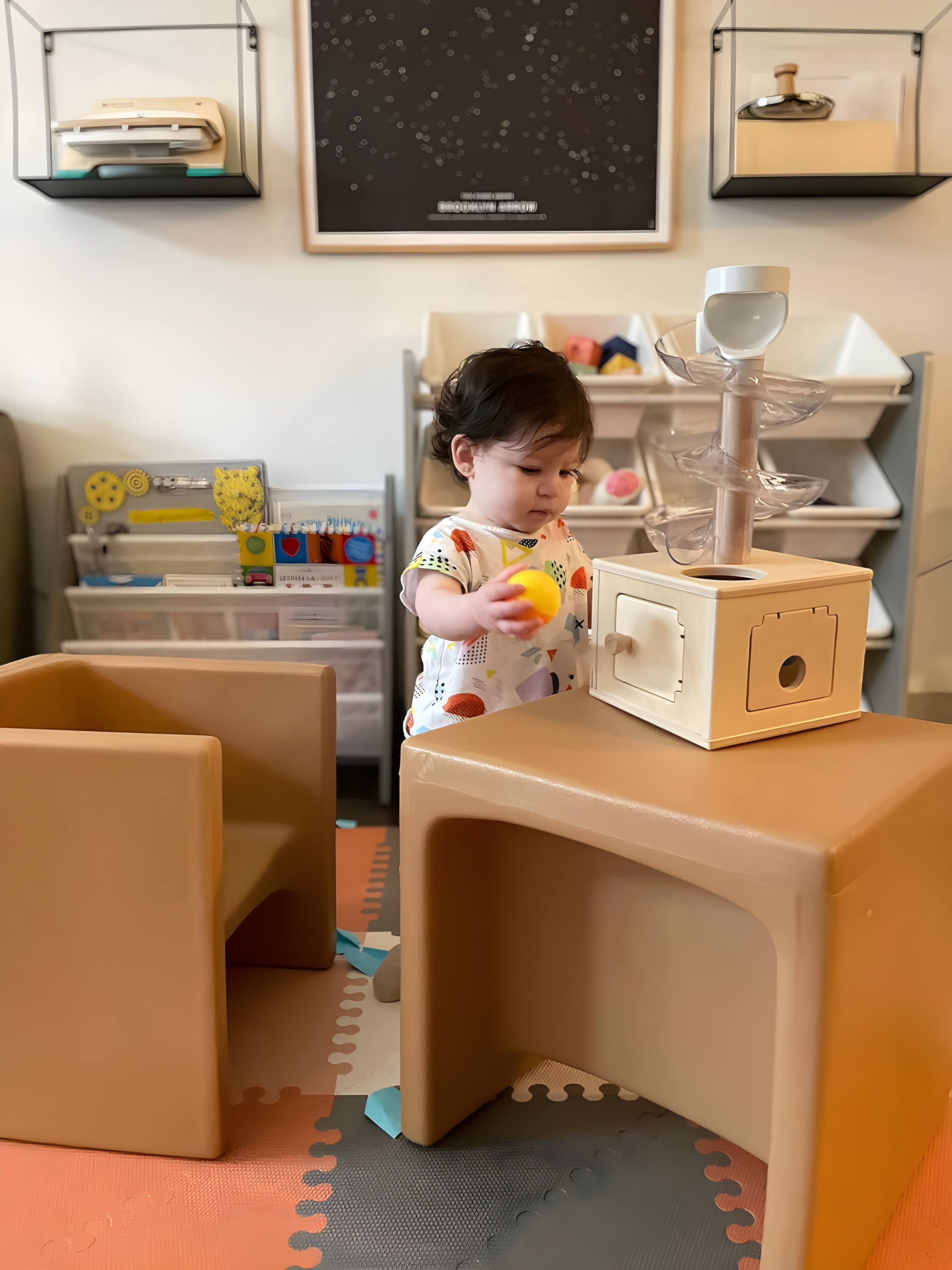 Cube Chair 3-in-1 Kids Desk/Activity
