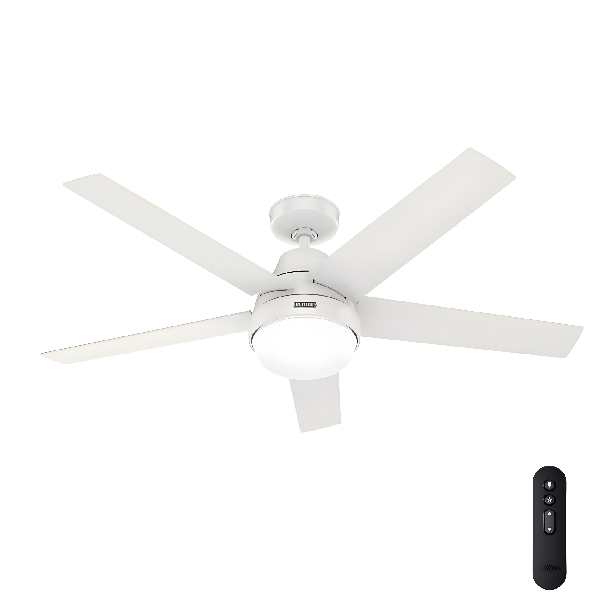 52" Aerodyne 5 - Blade Smart Standard Ceiling Fan with Lights and Remote