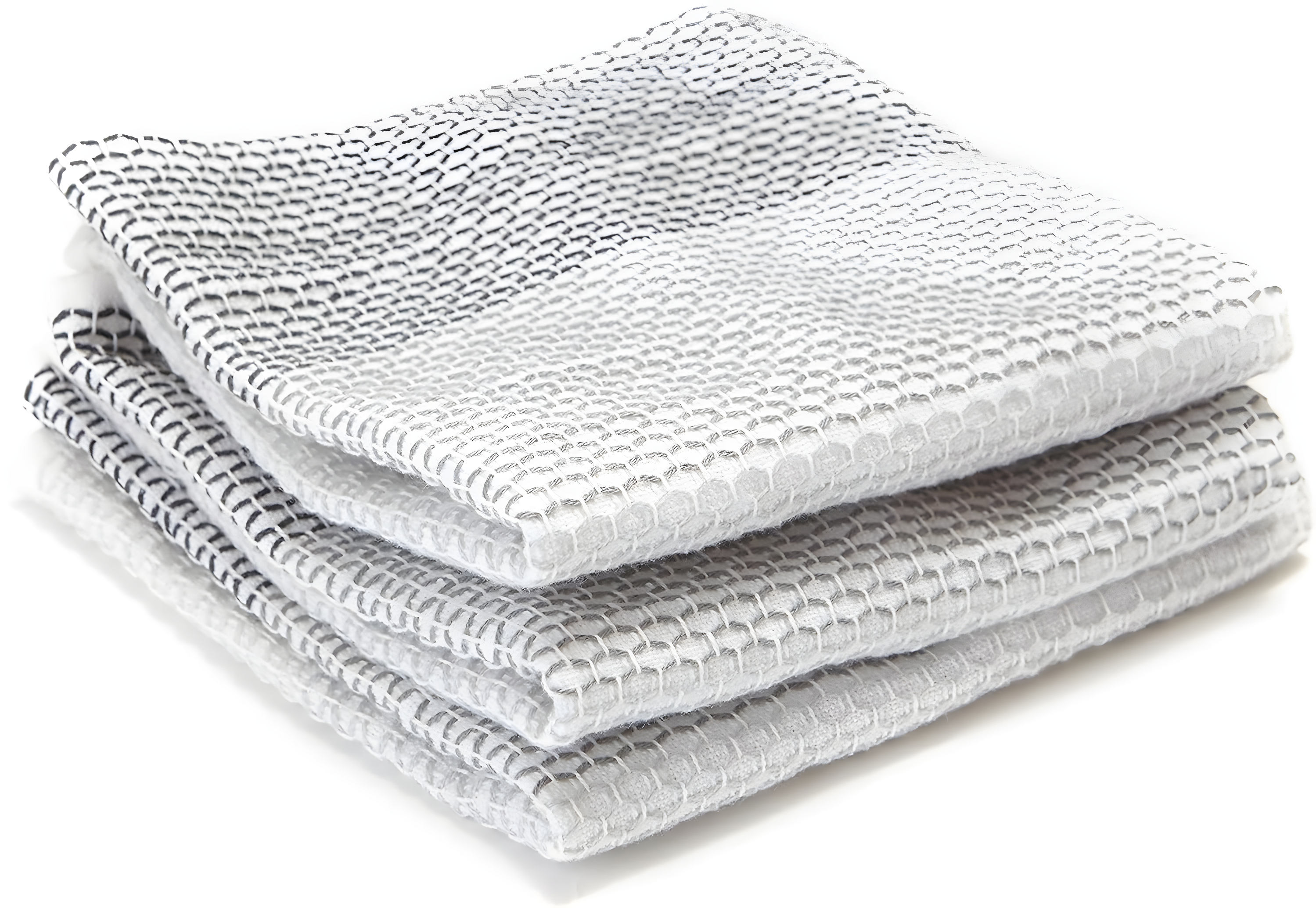 TIDY Dish Cloth Set - 100% organic cotton, Set of 3 cloths