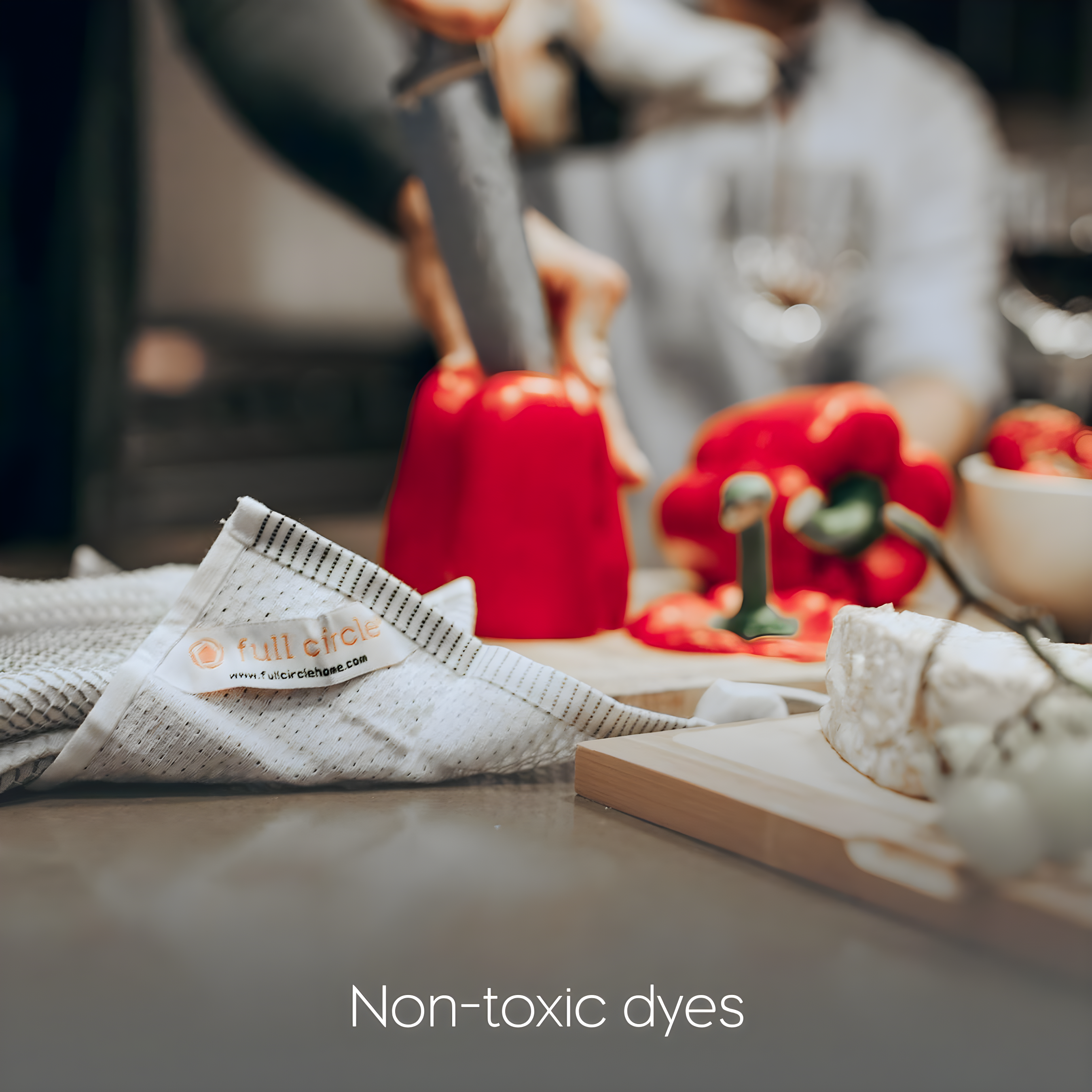 TIDY Dish Cloth Set - 100% organic cotton, Set of 3 cloths