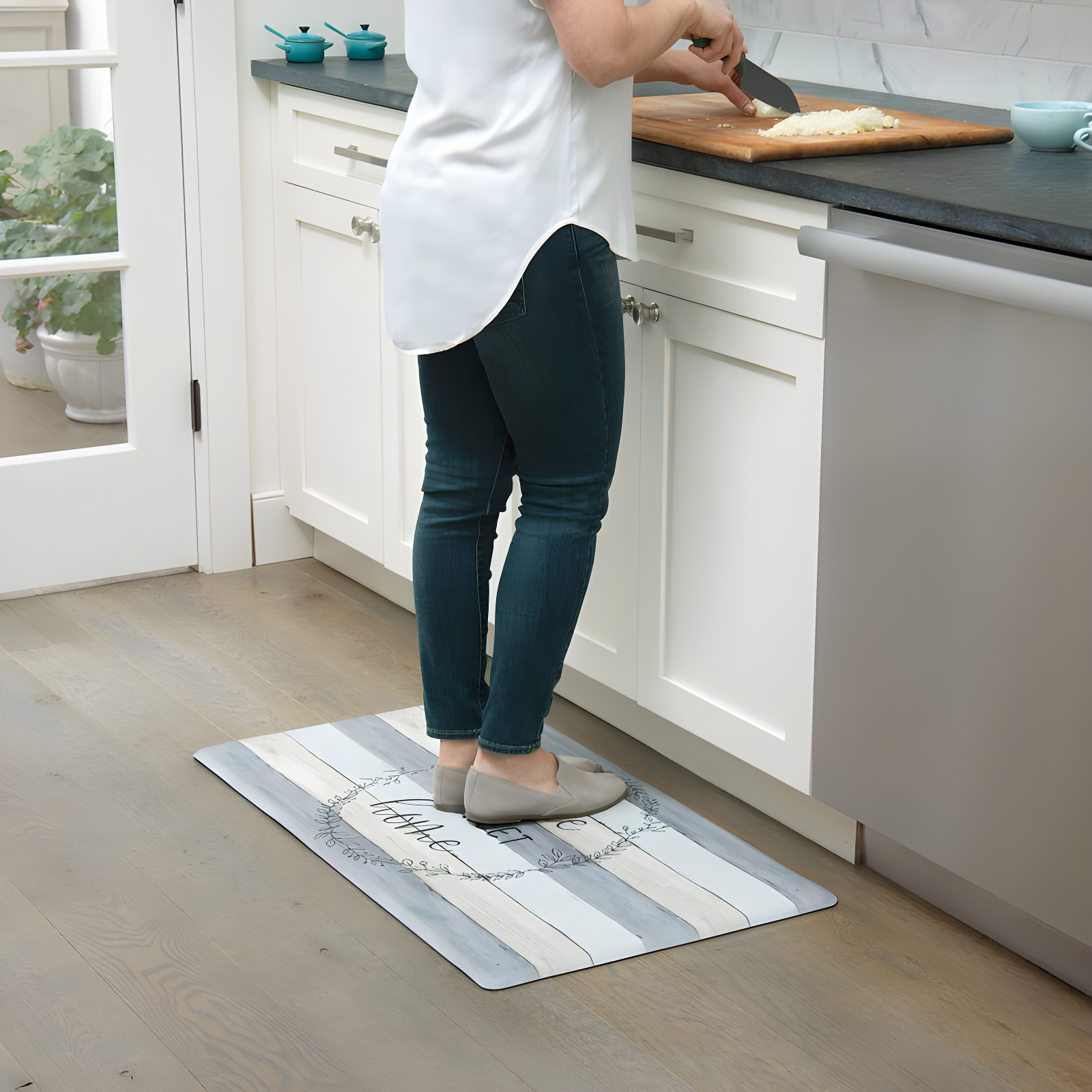SoHome Cozy Living Home Sweet Home Modern Farmhouse Anti-Fatigue Mat & Reviews | Wayfair