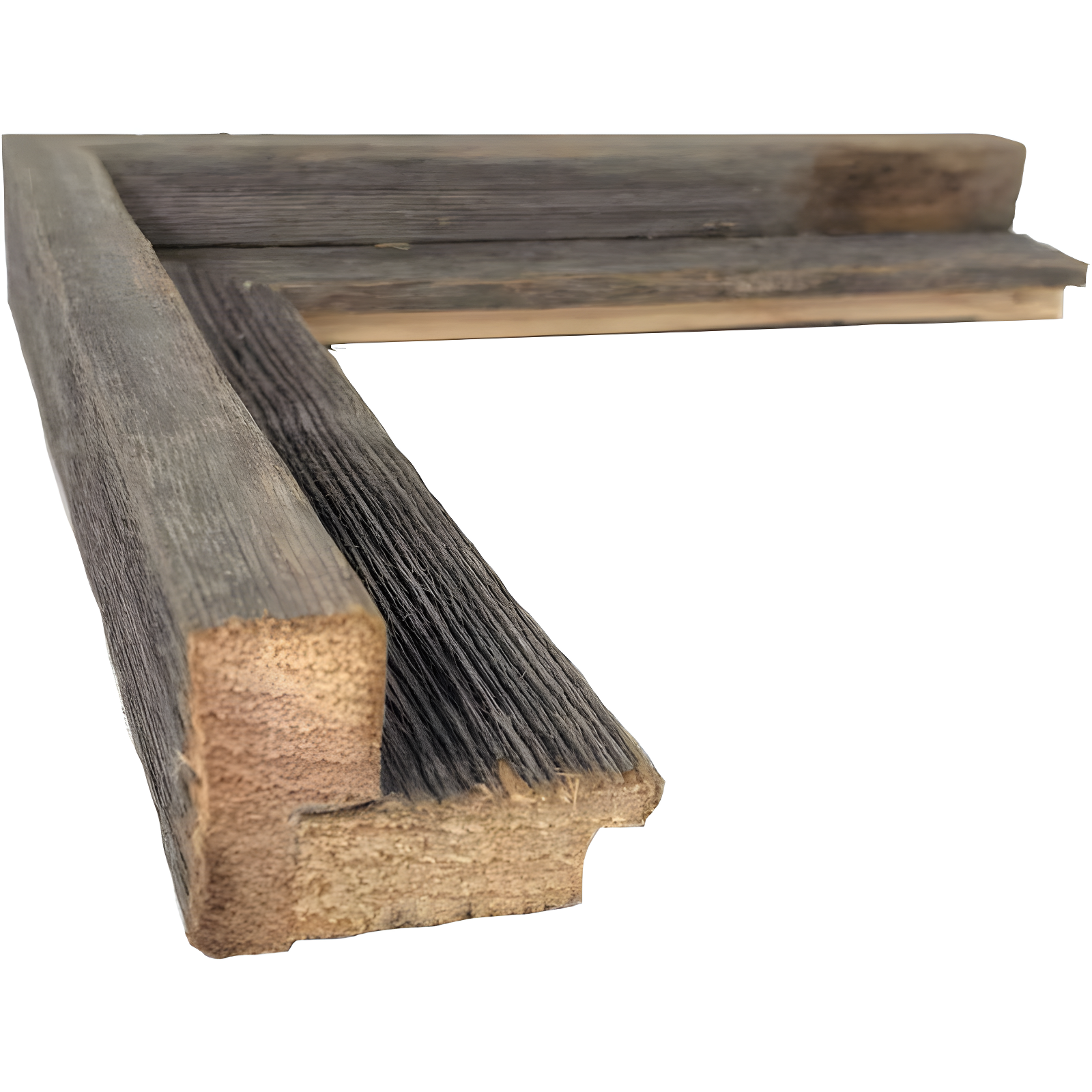 Millwood Pines Kattan Weathered Gray Wood Beveled Picture Frame