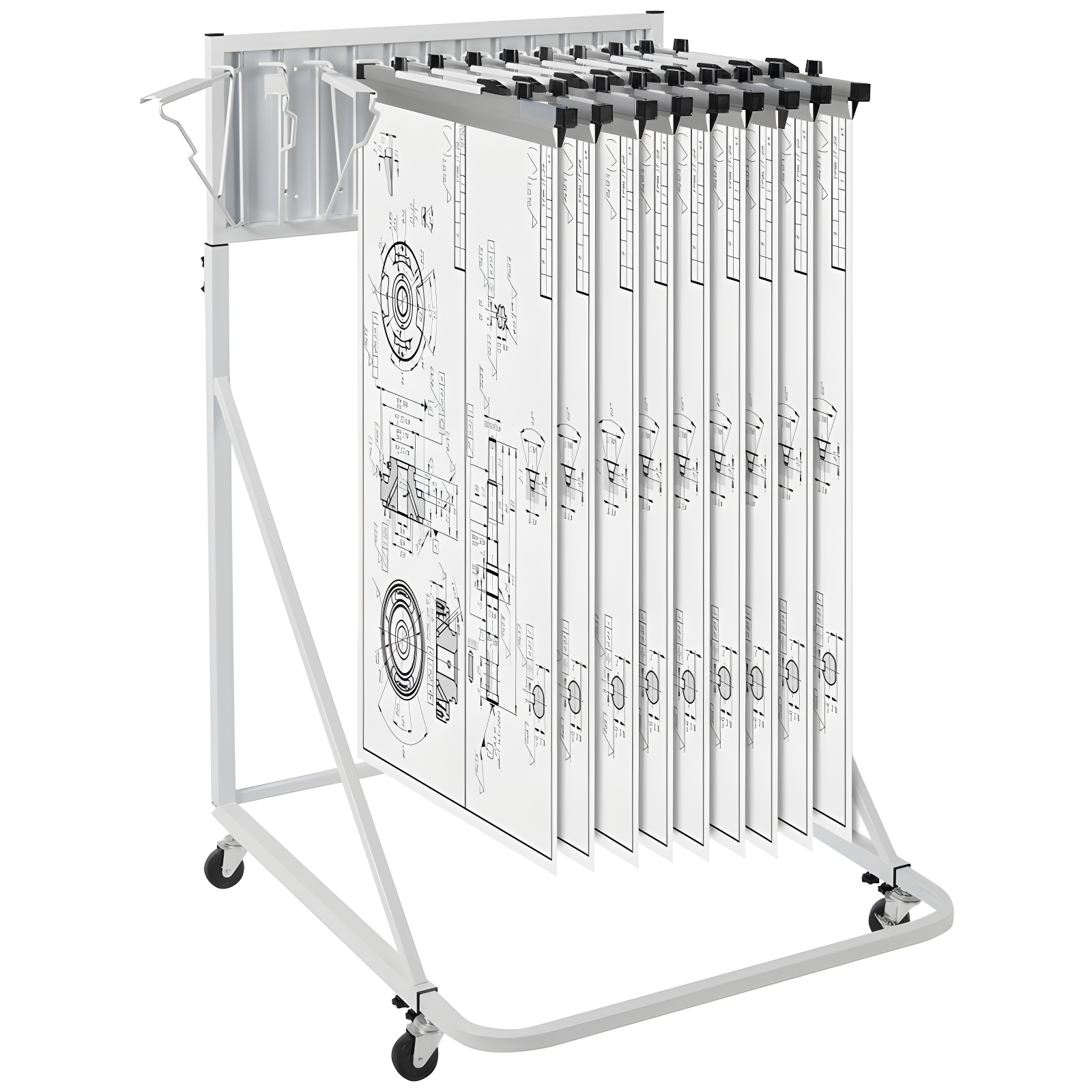 VEVOR Metal Shelves Hanging File Frames