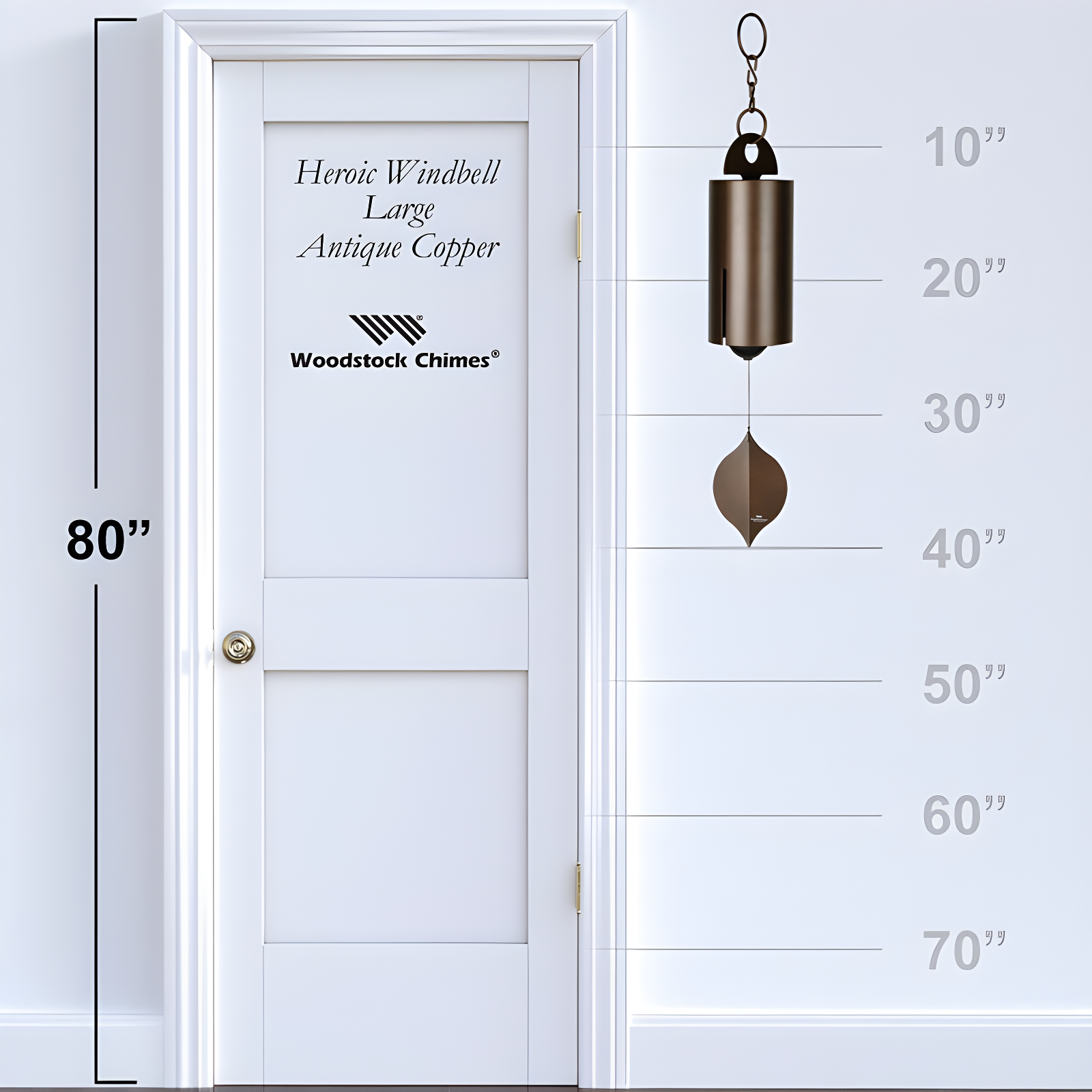 Woodstock Chimes Heroic Windbell™ Wind Chime