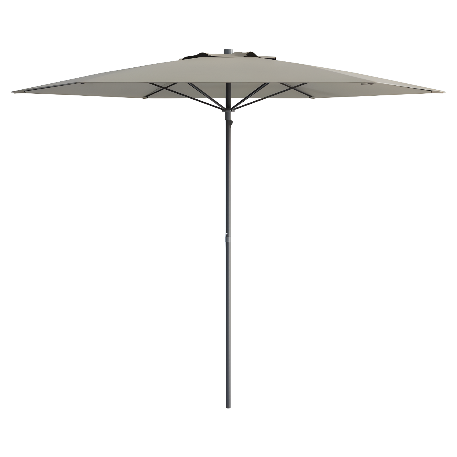 7.5' x 7.5' UV and Wind Resistant Beach/Patio Umbrella Gray - CorLiving
