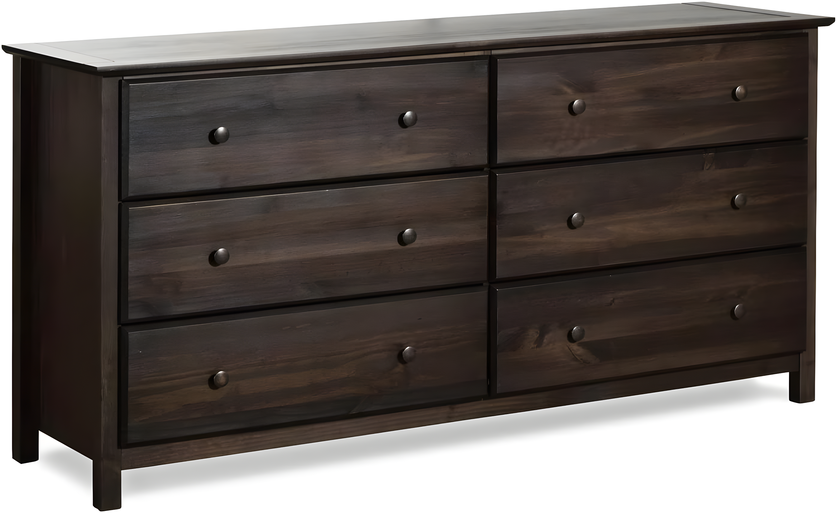 Shaker Solid Wood 63.75'' W 6 - Drawer Dresser