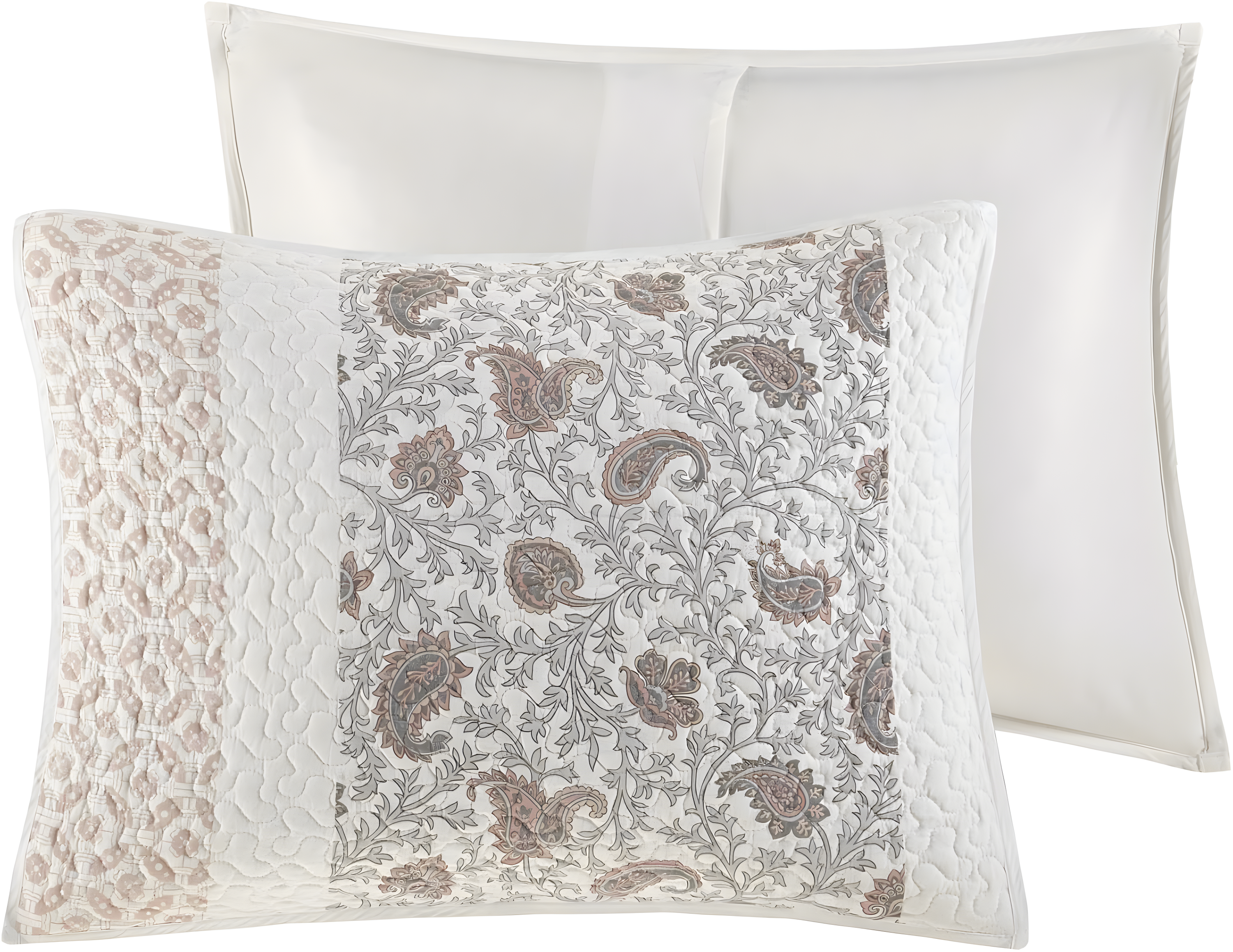 Madison Park Dawn 6 Piece Cotton Percale Quilt Set with Throw Pillows
