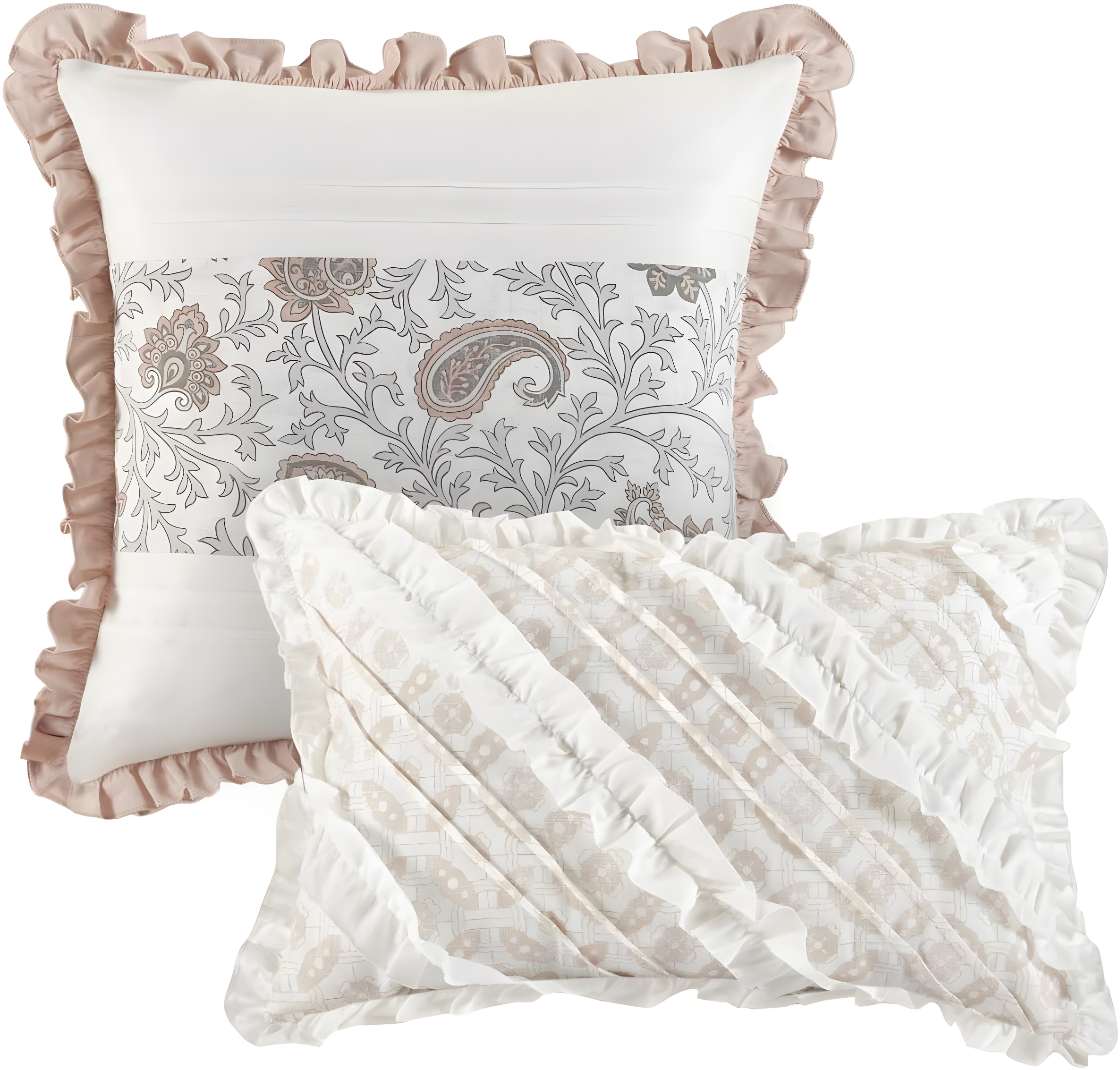 Madison Park Dawn 6 Piece Cotton Percale Quilt Set with Throw Pillows