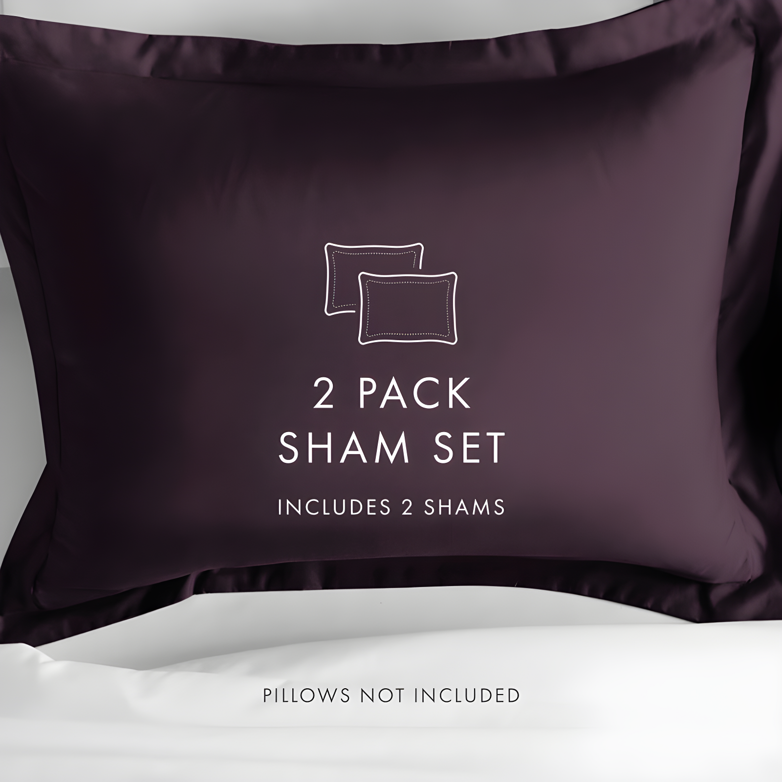 Pillow Shams 2-Pack Microfiber Ultra Soft Bedding (Set of 2)