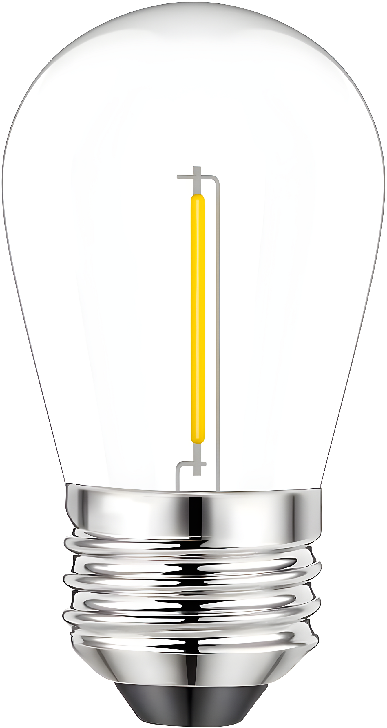 Svater Replacement Bulbs for Outdoor String Lights, 15 Pack S14 LED Bulbs for Patio, E26 Base 1W Bulb Equal to 11W Incandescent, Dimmable,Shatterproof 2700K Warm White
