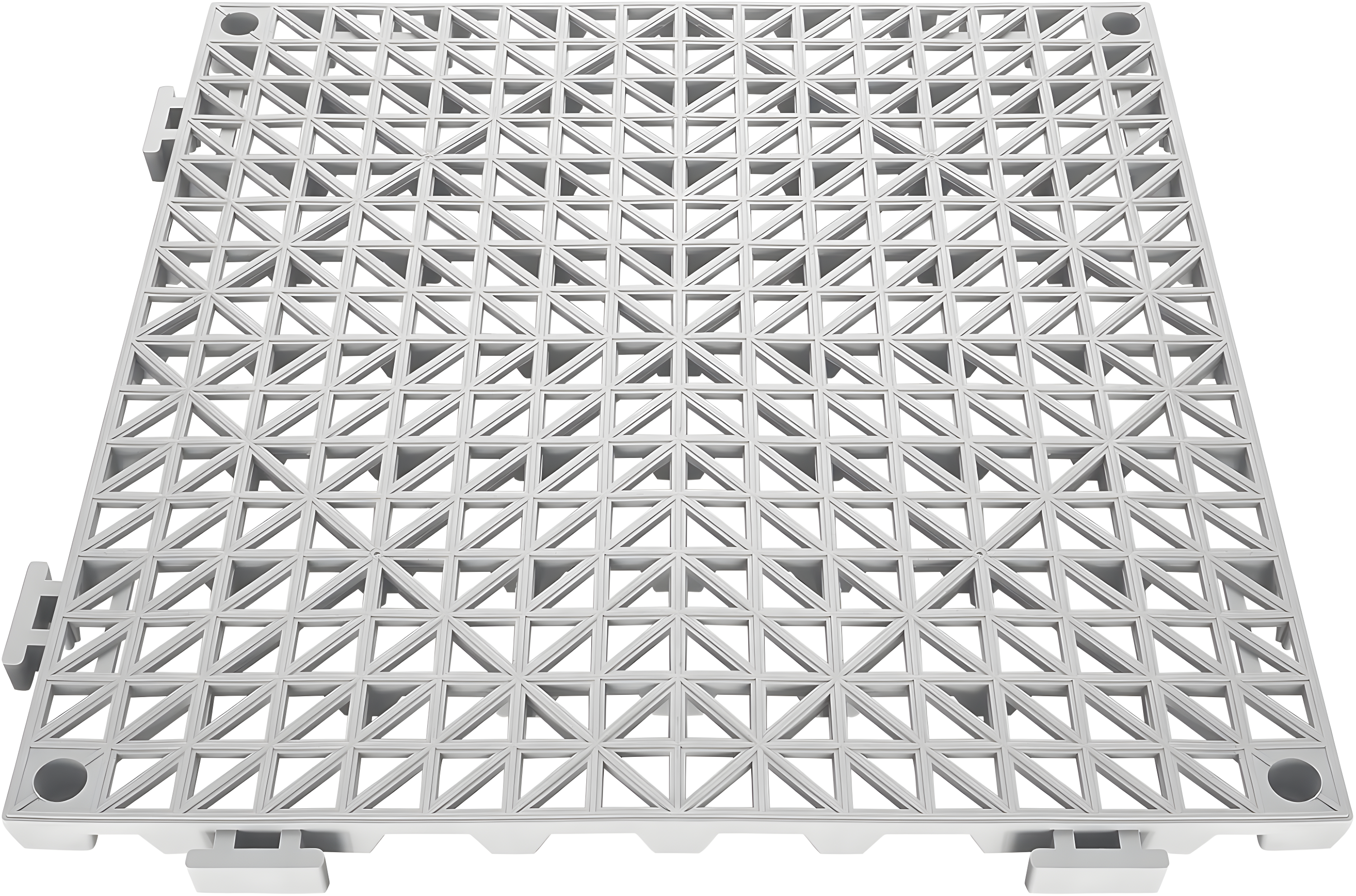 VEVOR 12'' W x 12'' L Garage Flooring Drain Tiles (Set of 12)