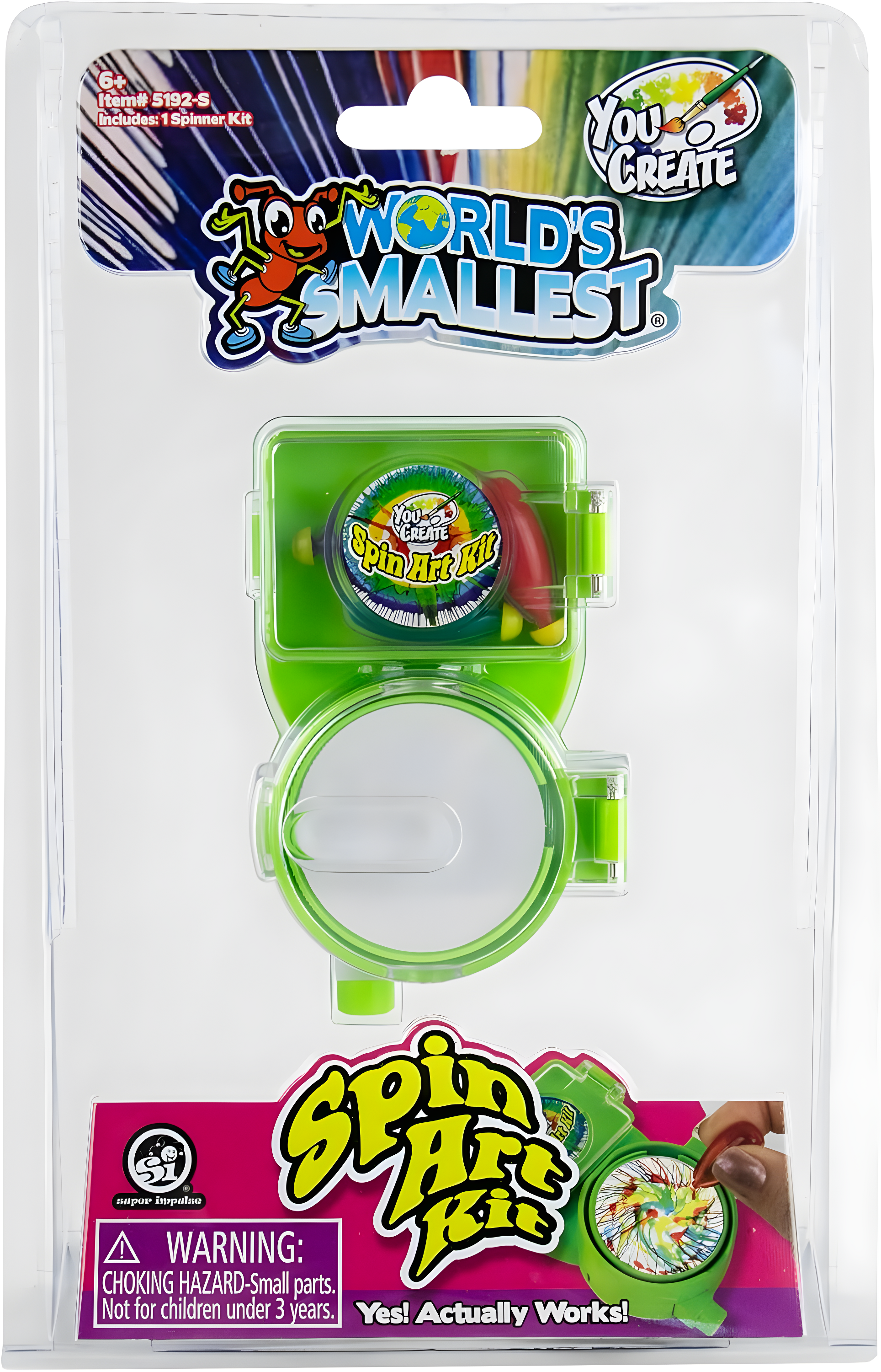 Super Impulse Toys World's Smallest Create Spin Art Spin