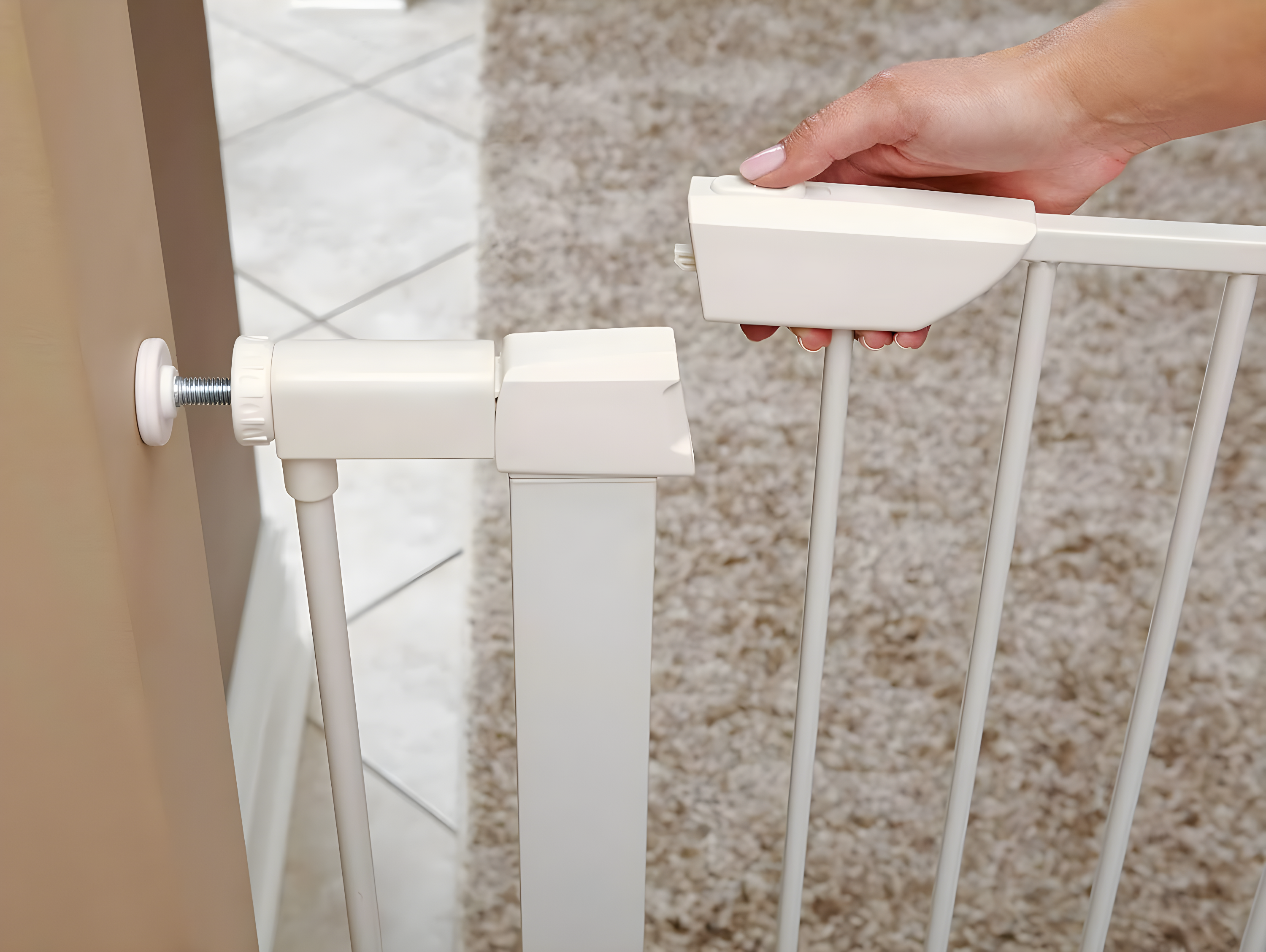 Midwest Homes For Pets MidWest Homes for Pets Steel Pressure Mounted Pet Gate