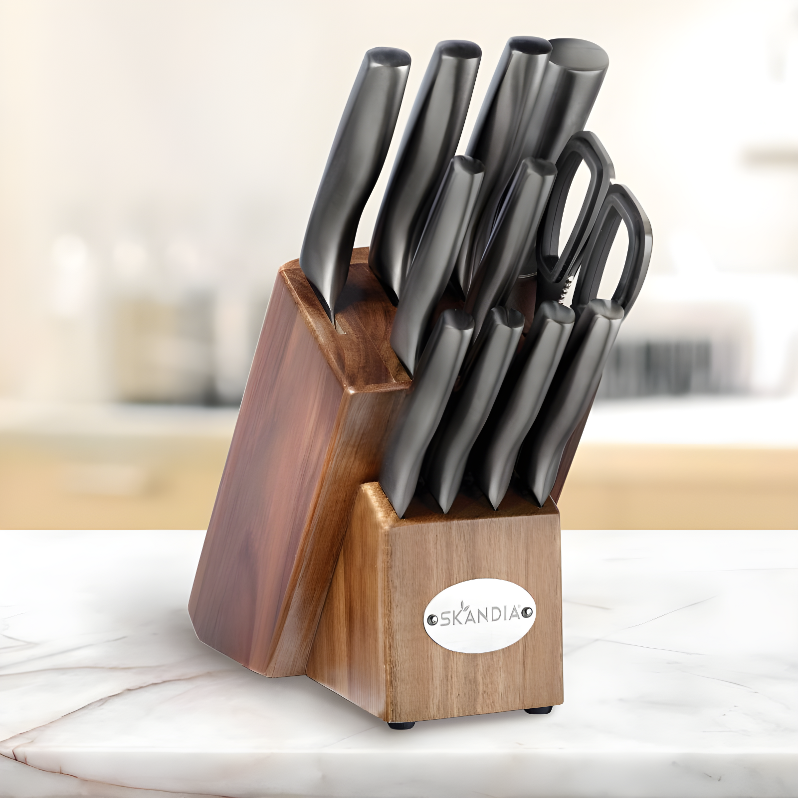 Skandia Hampton Forge Skandia Ashton - 12 Piece Knife Block Set