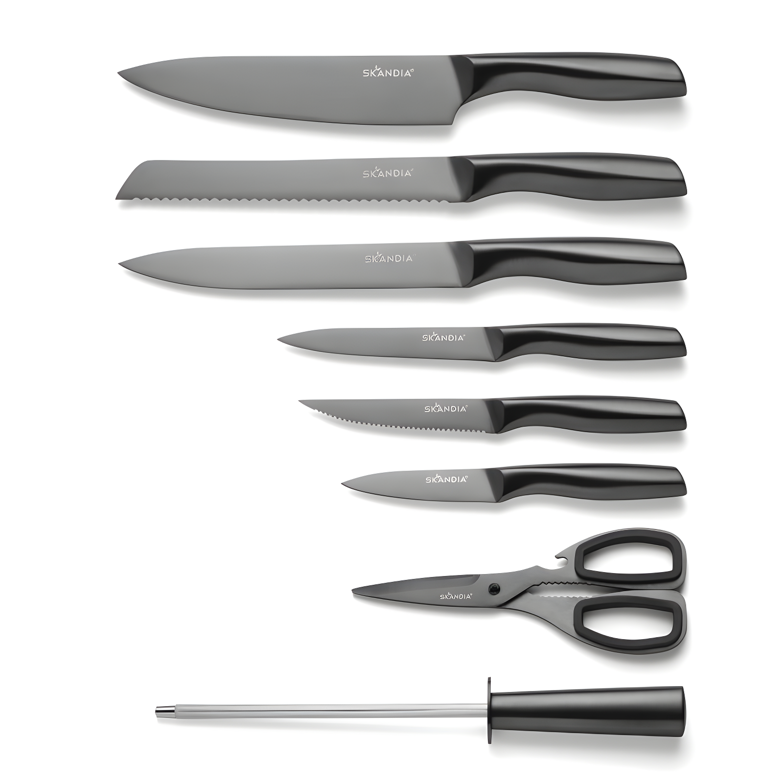 Skandia Hampton Forge Skandia Ashton - 12 Piece Knife Block Set