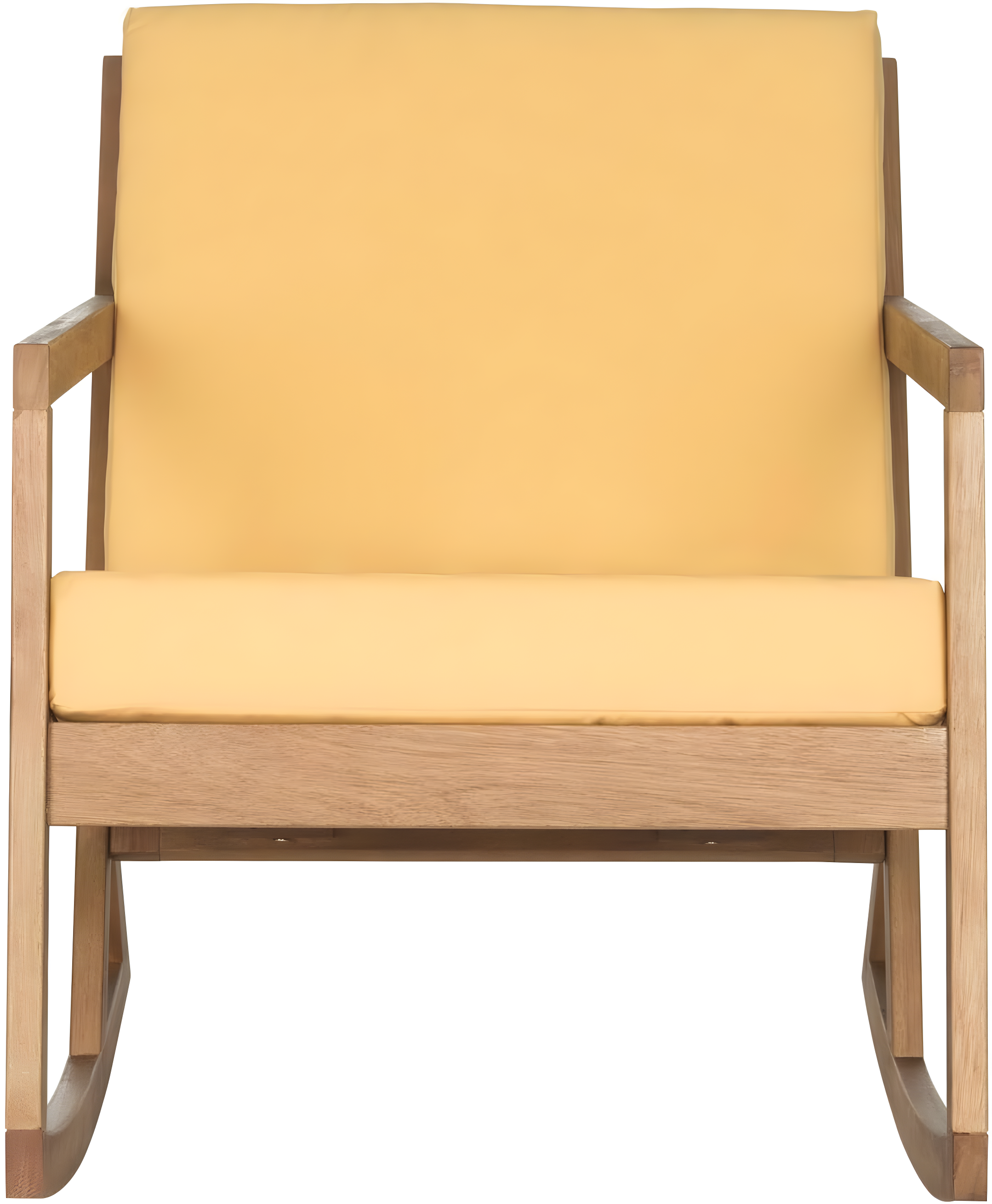 Vernon Rocking Chair Indoor/Outdoor - PAT7013 - Natural/Yellow - Safavieh