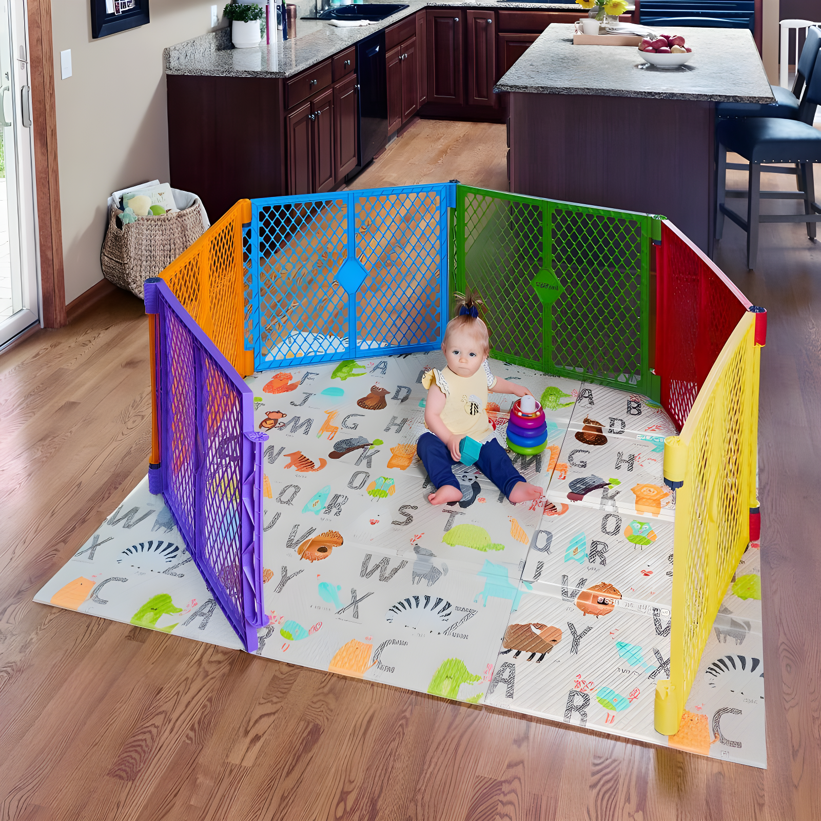 Toddleroo by North States Superyard 6.5'' L Foam Playmat