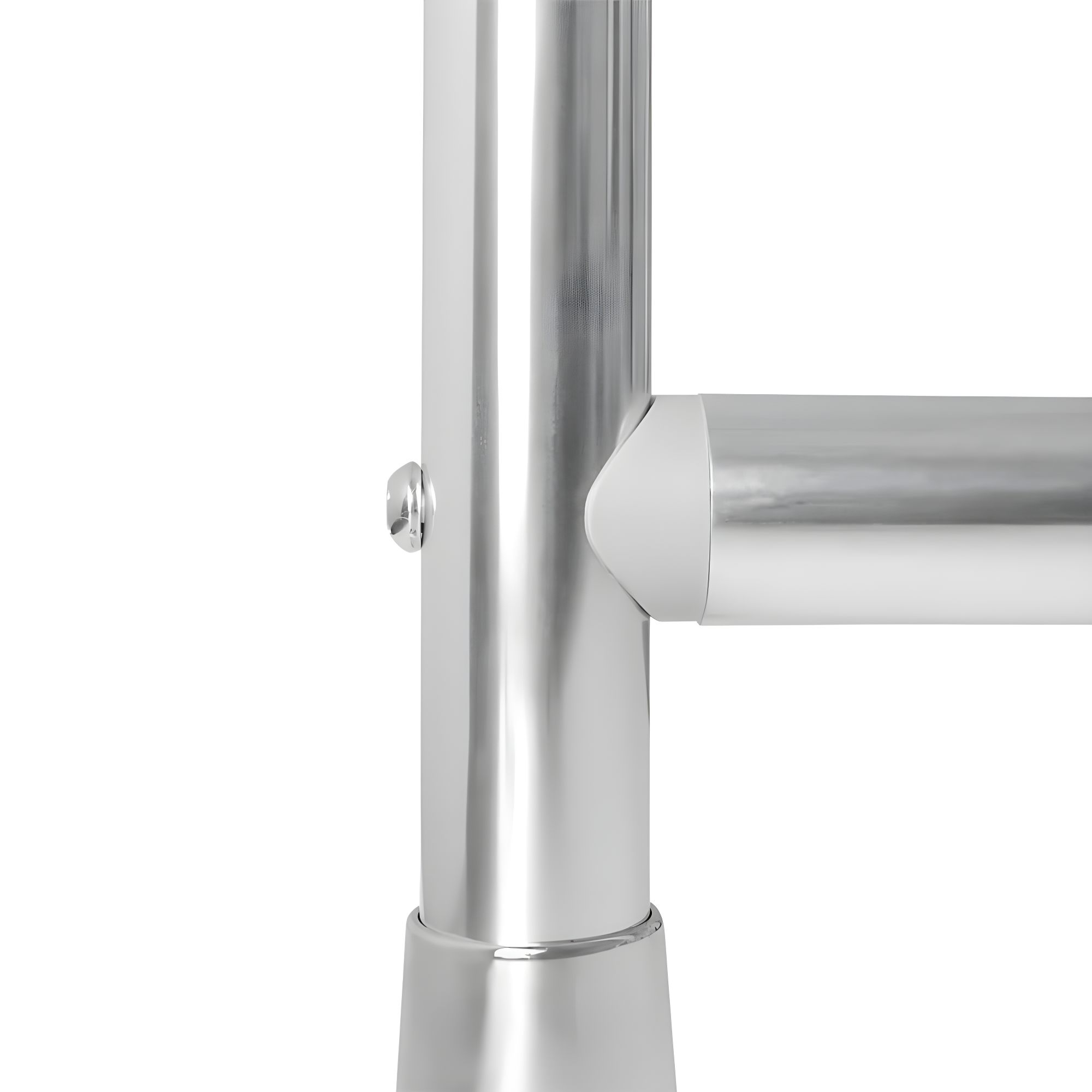 Utopia Alley Aluminum 61" D-Shape Fixed Shower Curtain Rod