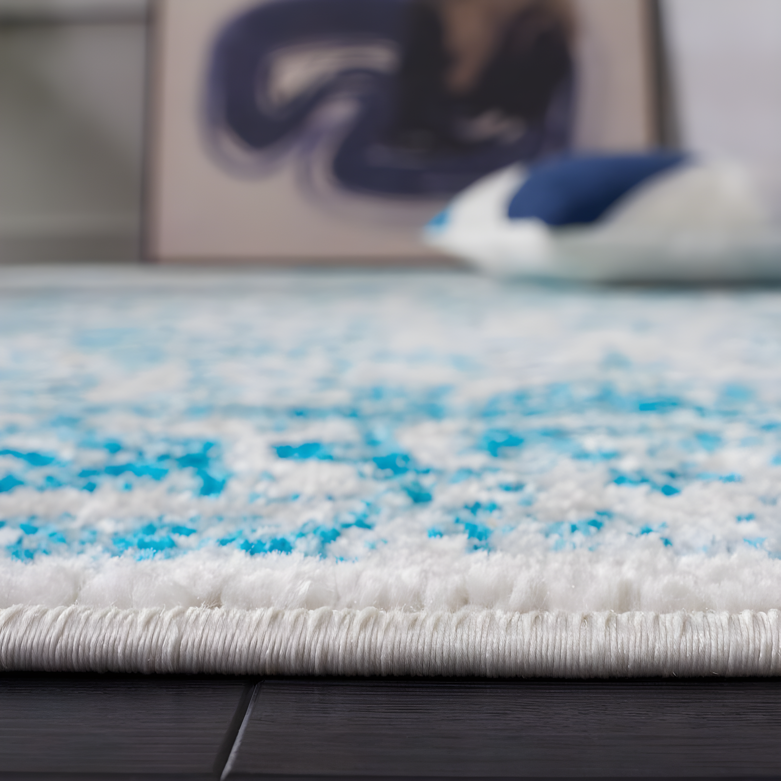 Adirondack ADR109 Machine Made Indoor Area Rug - Ivory/Teal - 8'x10' - Safavieh