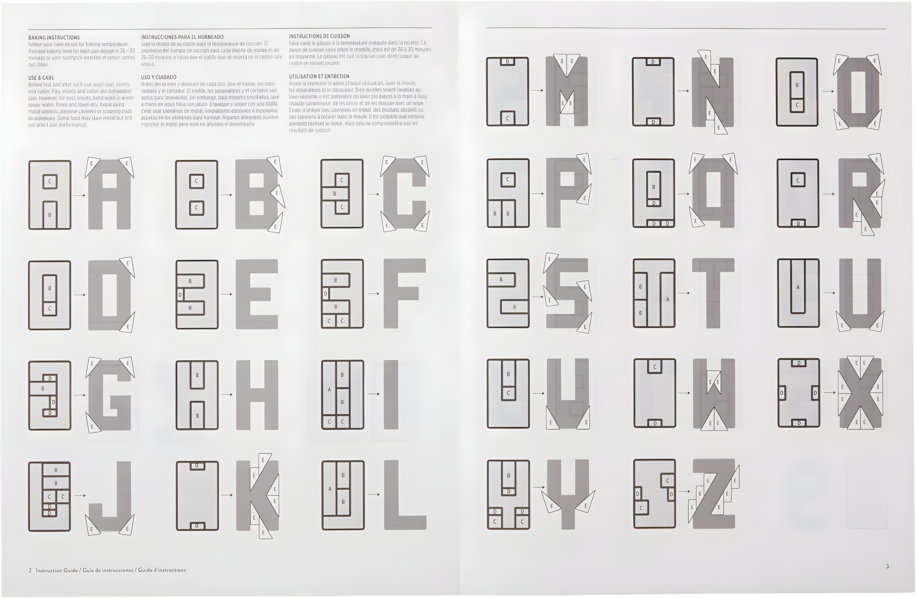 Wilton Countless Celebrations Non-Stick Rectangle 10 Piece Cake Pan Set