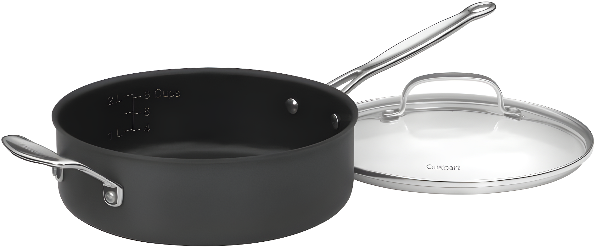 Cuisinart Chef's Classic Non Stick Hard Anodized Saute Pan with Lid