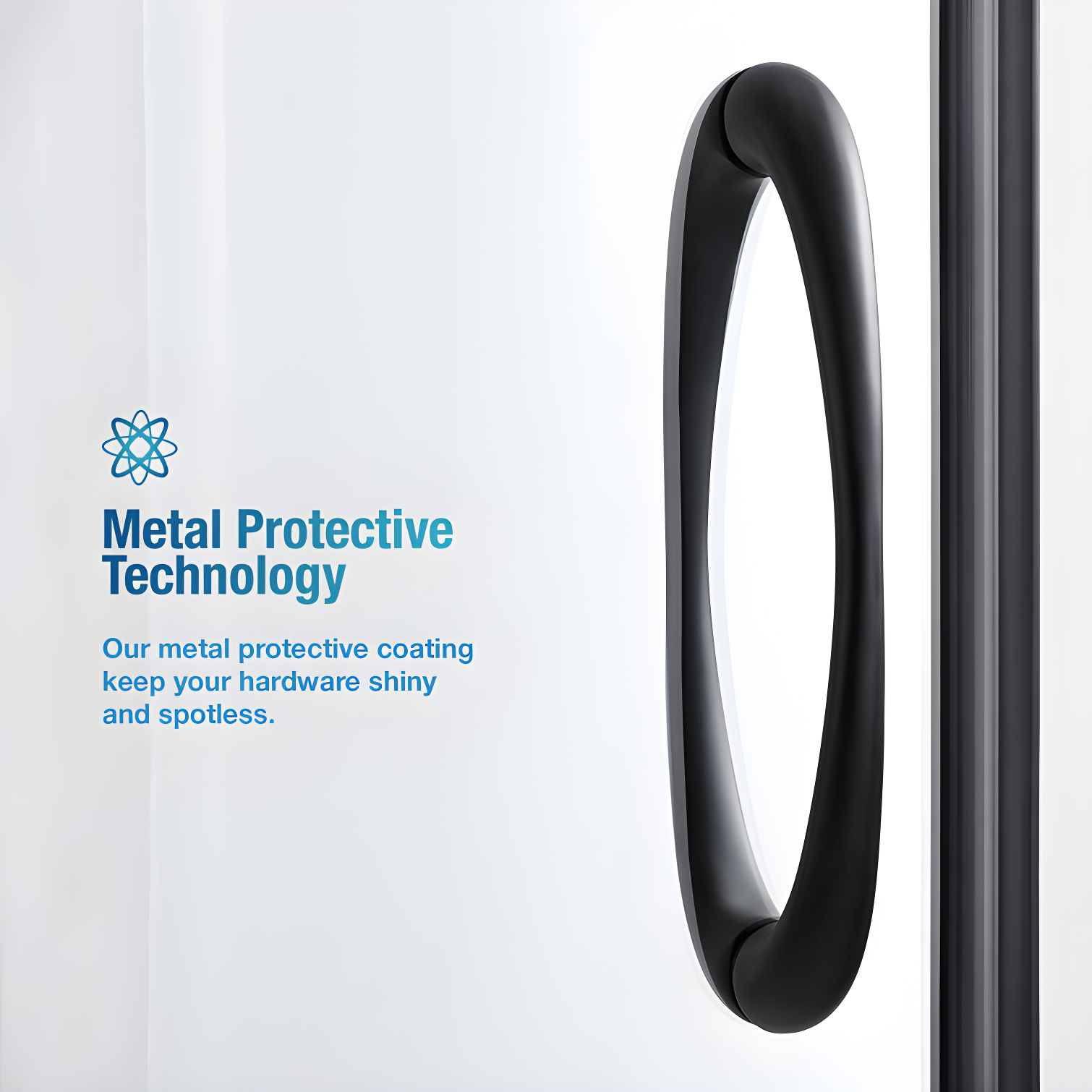 Ove Decors OVE Decors Breeze 44 in. Round Shower Kit, Clear Door with Shower Base and Wall 15SKA-BREE38-BLKAC