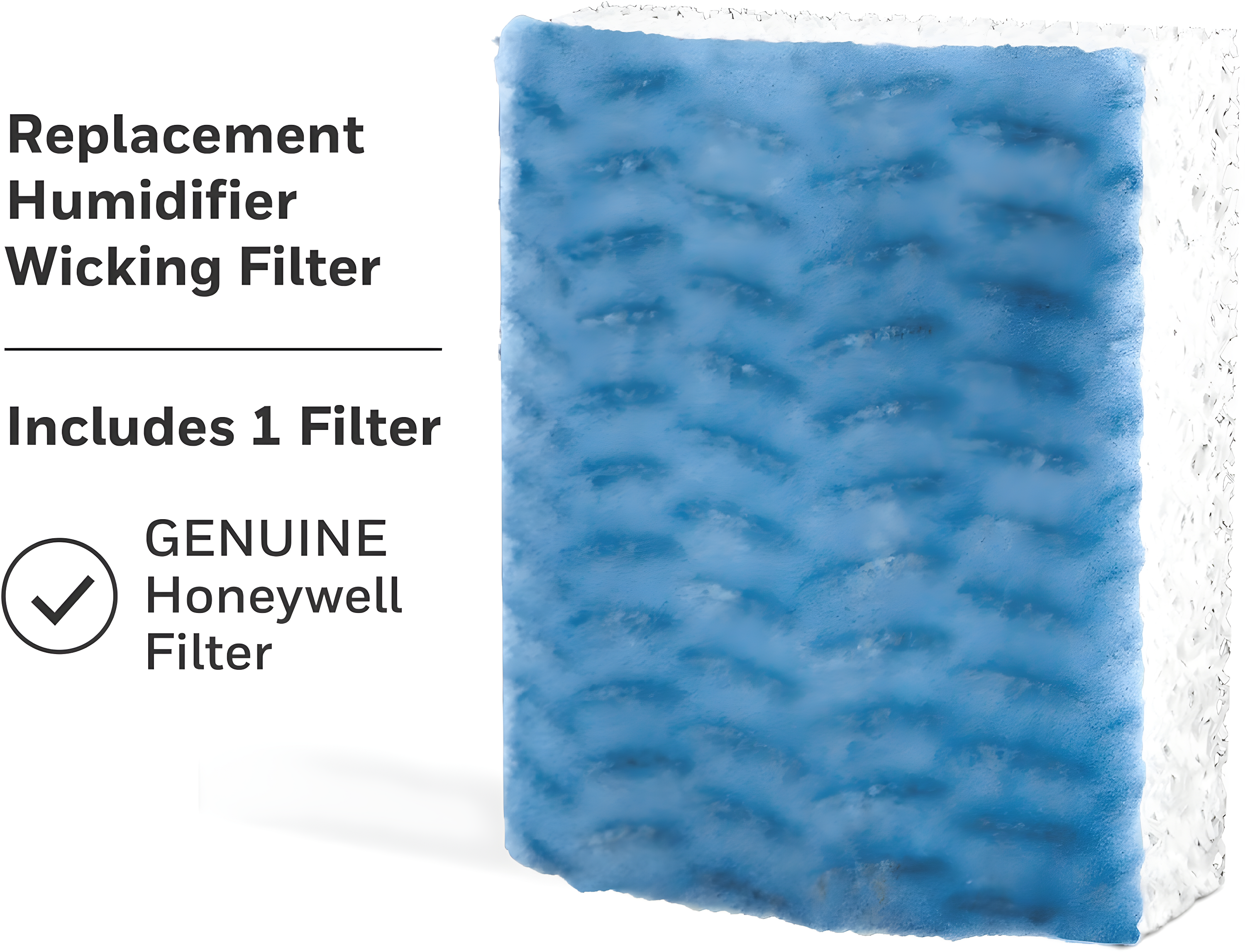 Honeywell Replacement Wicking Filter T: Compatible with Honeywell Humidifiers, Captures Dust & Pollen, HFT600 Filter