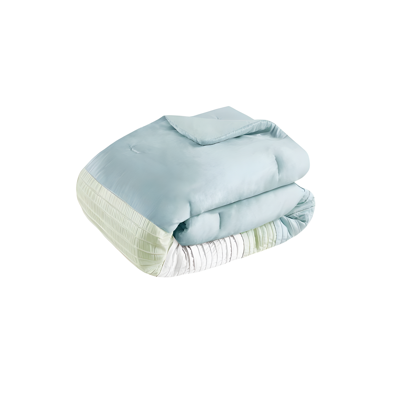 Madison Park Amherst 7 Piece Striped and Pleated Comforter Set