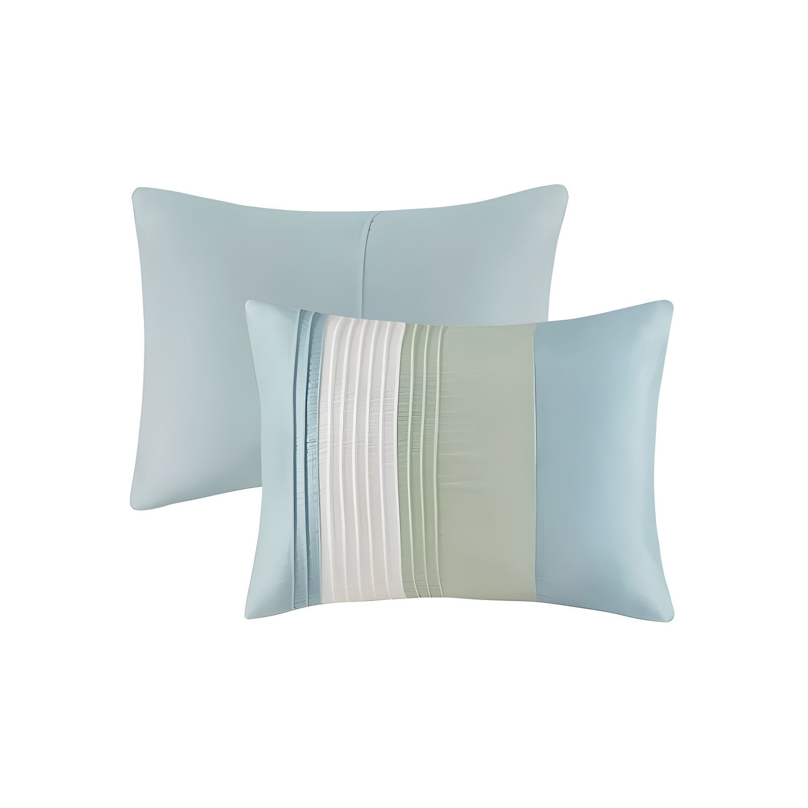 Madison Park Amherst 7 Piece Striped and Pleated Comforter Set