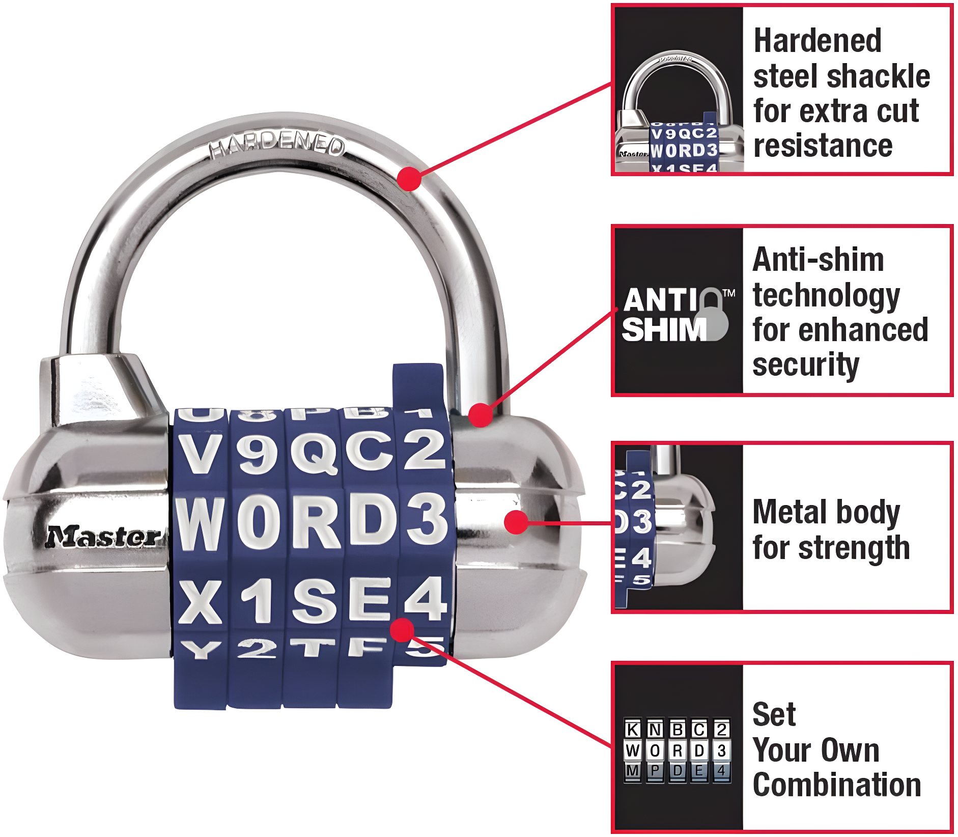 Master Lock Company Master Lock Company Combination Lock