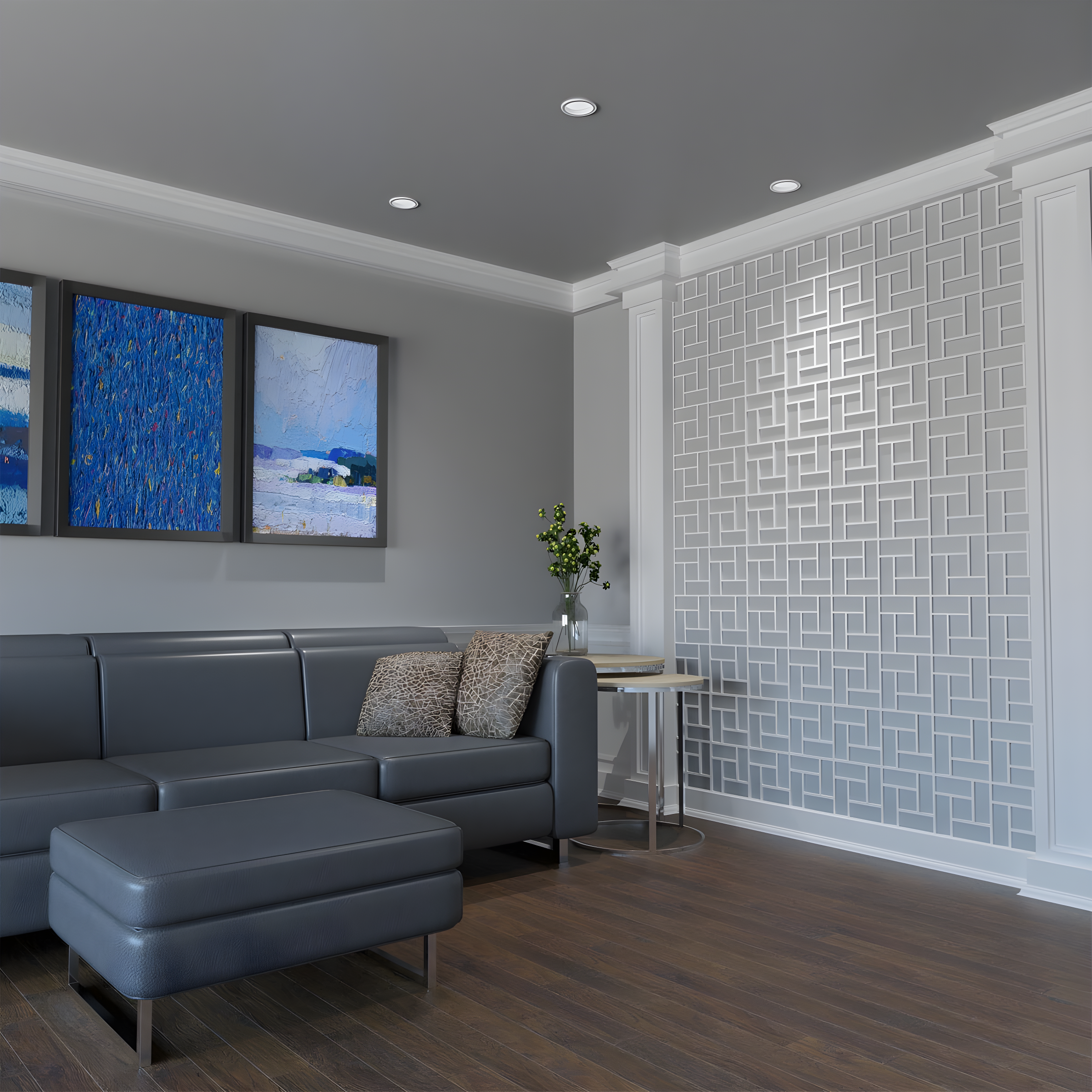 Sheffield Architectural Grade PVC Decorative Fretwork Wall Panel