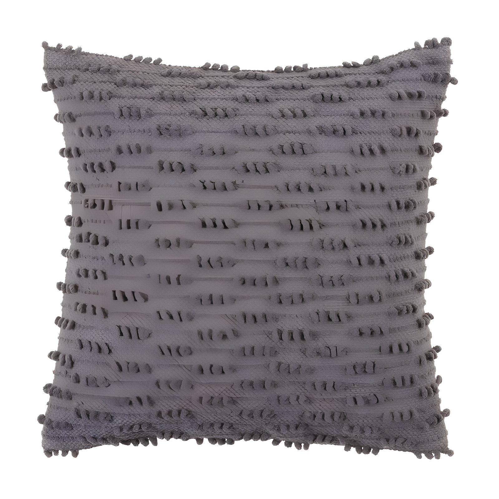 Saro Theo Collection Ruffled Cotton Throw Pillow
