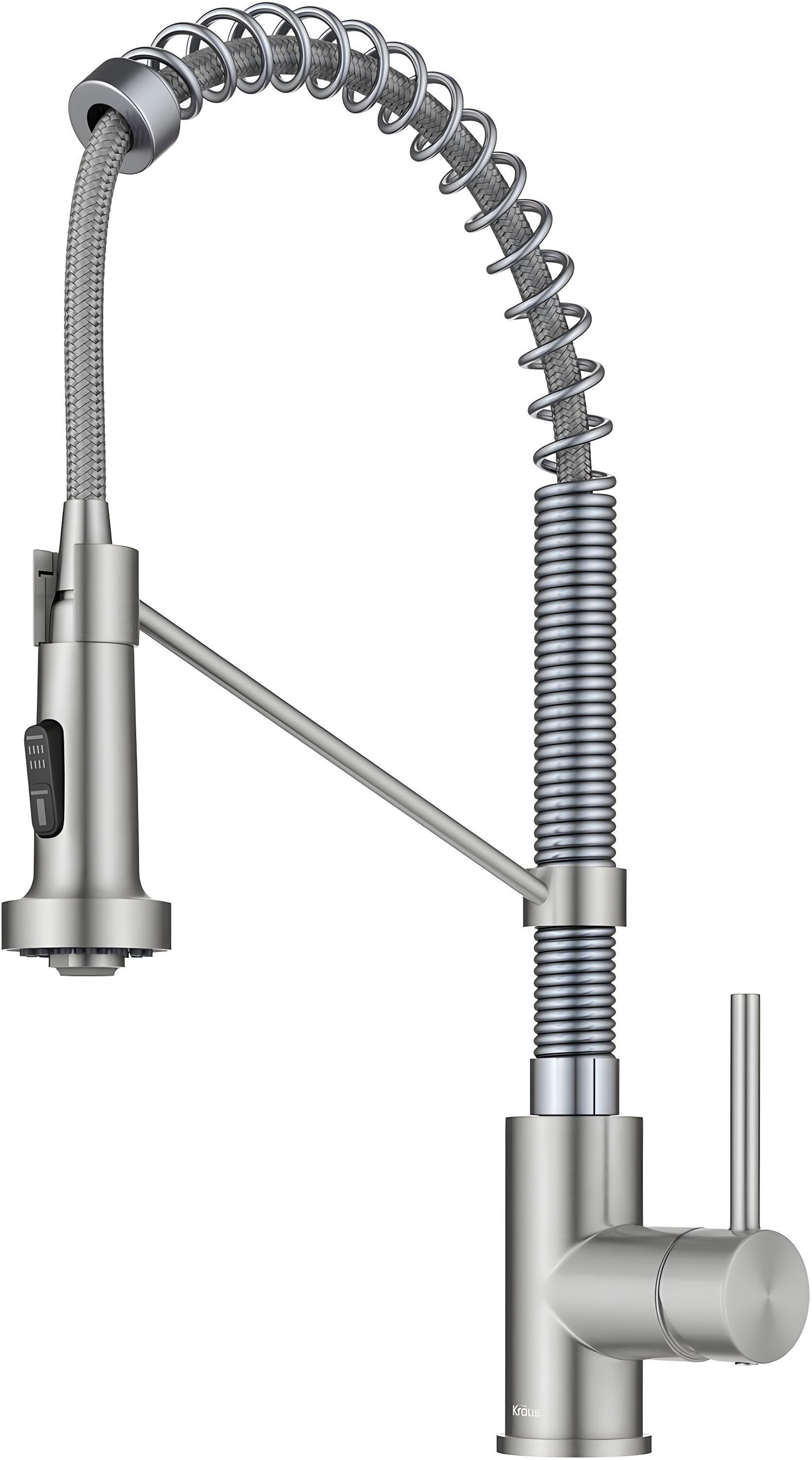 KRAUS Bolden Commercial Style 2-Function Single Handle Pull Down Kitchen Faucet