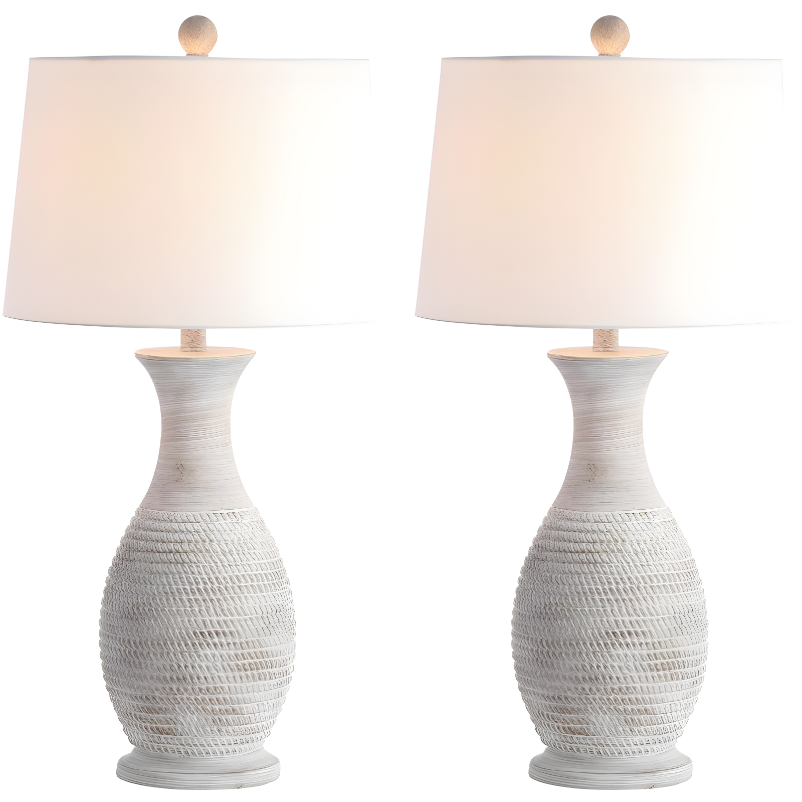 Ophelia & Co. Plath Resin Table Lamp (Set of 2)