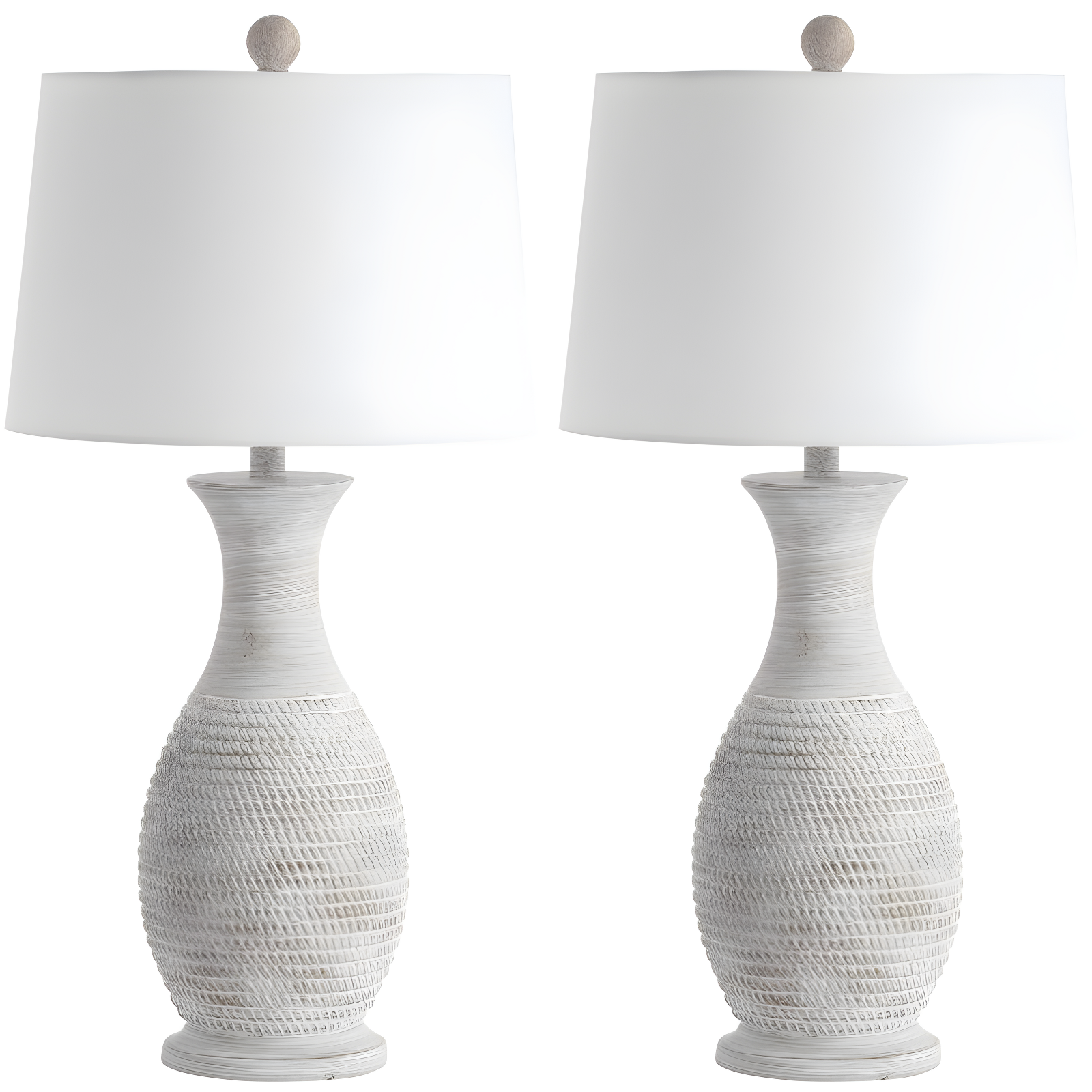 Ophelia & Co. Plath Resin Table Lamp (Set of 2)