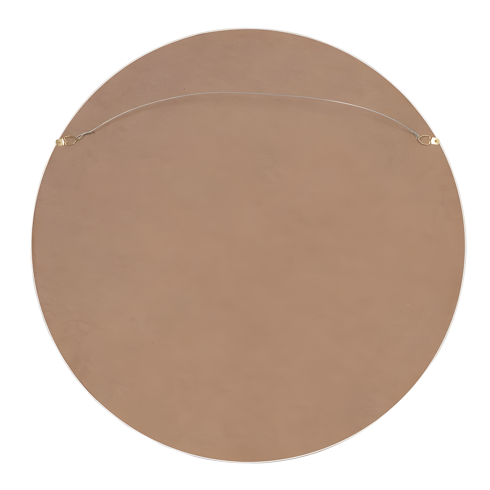 Kate and Laurel All Things Decor 26" x 26" Travis Round Wood Accent Wall Mirror White: Modern MDF Framed, No Assembly Required