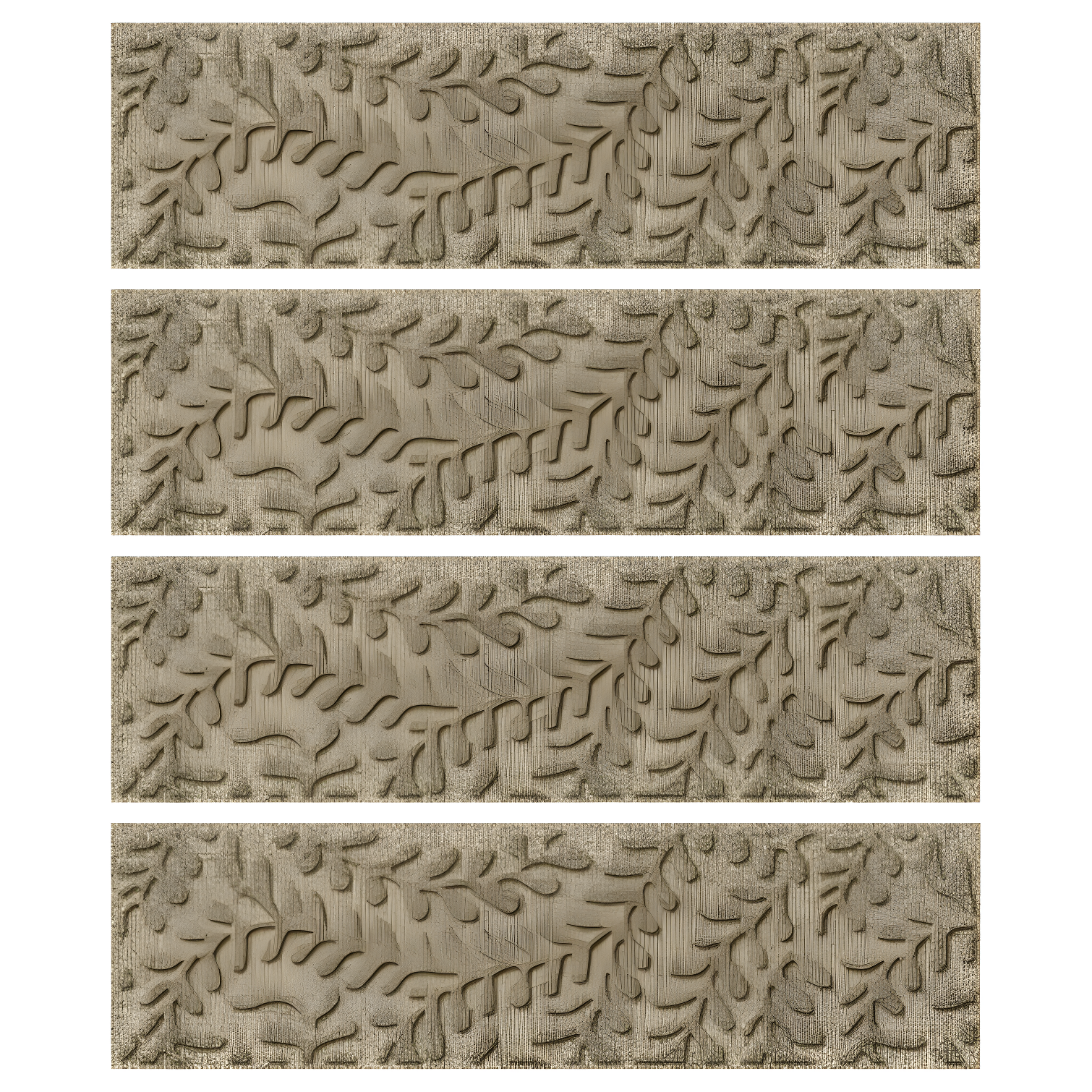 WaterHog Boxwood 8.5" x 30" Indoor Outdoor Stair Treads