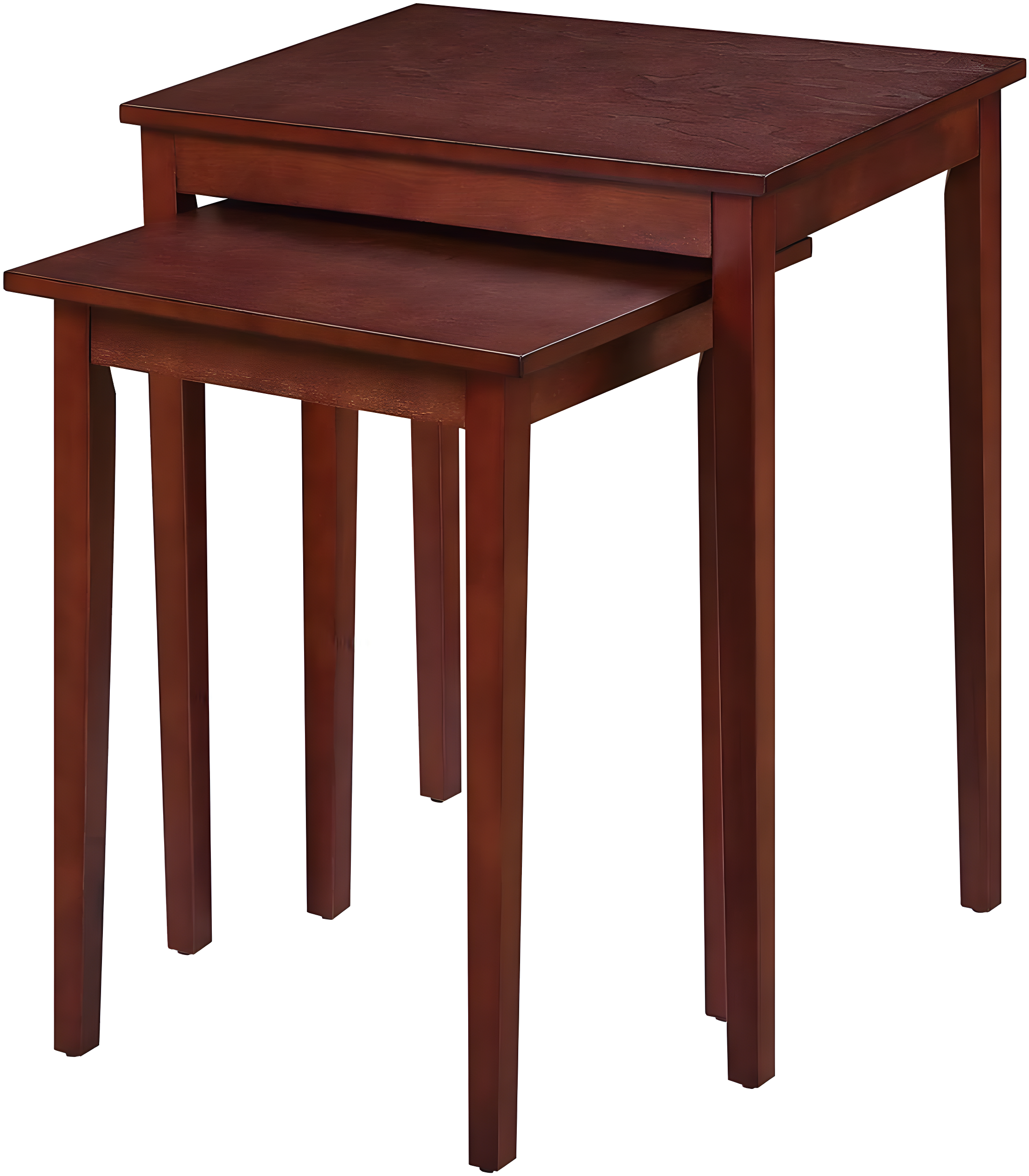 Convenience Concepts American Heritage Nesting End Tables, Mahogany
